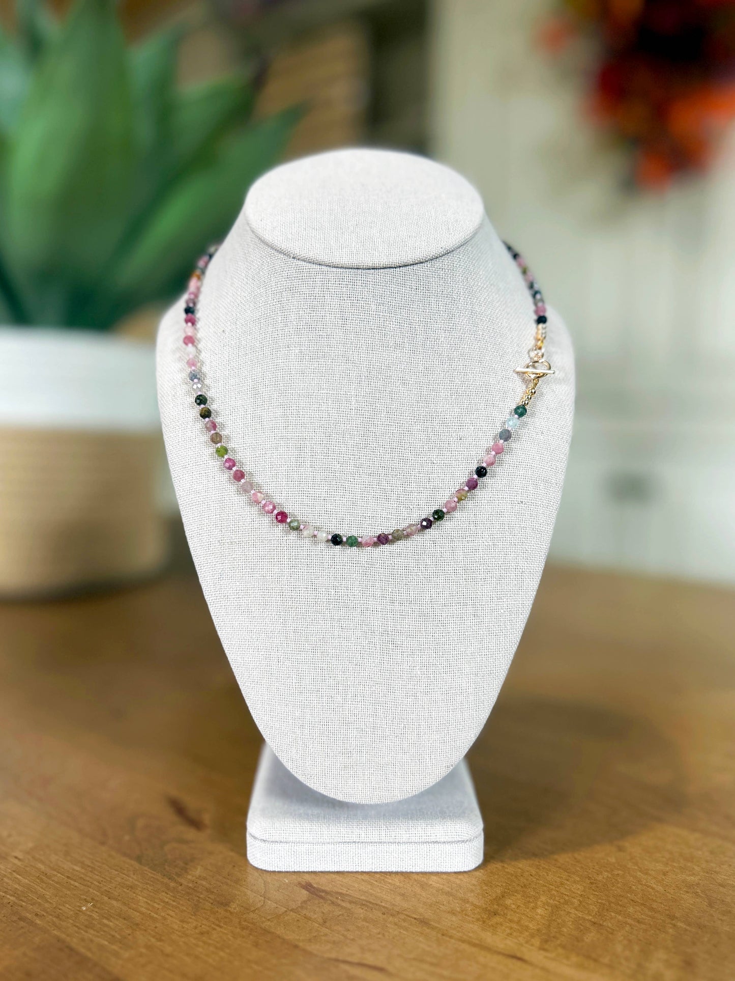 Shannon Semiprecious Gemstone Necklace Handmade