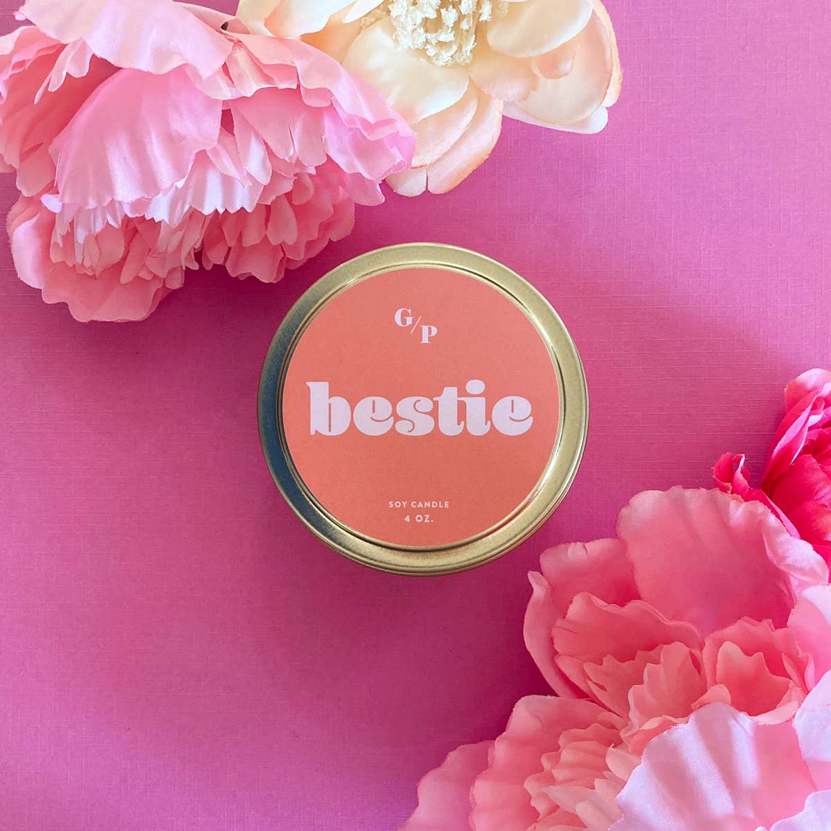 Bestie Just Because Candle Tin