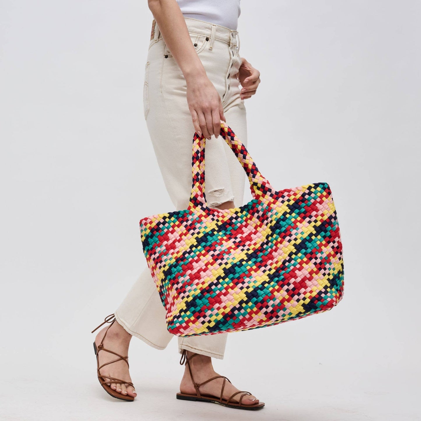 Sky's The Limit - Large Woven Neoprene Tote