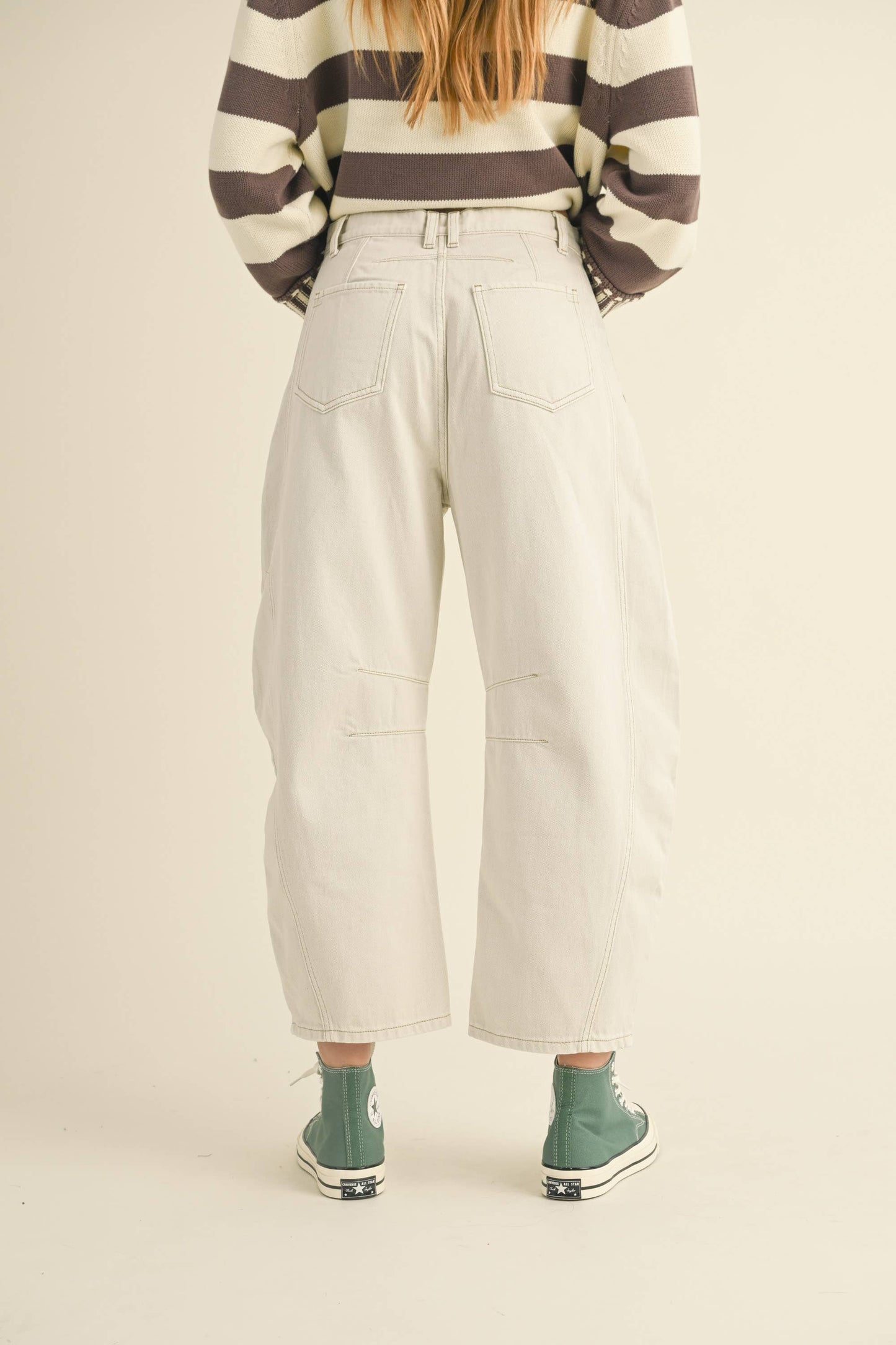 P3820 BARREL COTTON PANTS