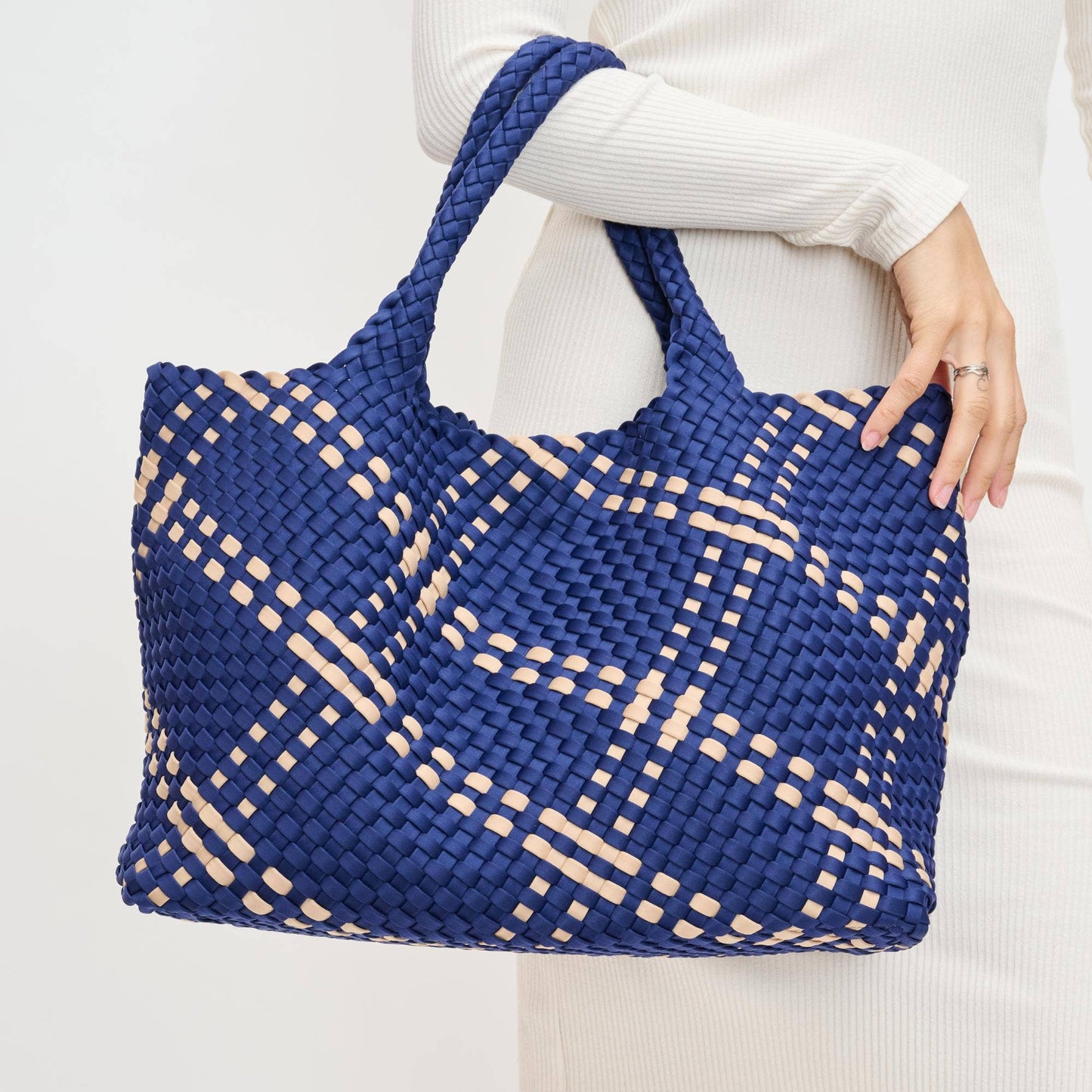 Sky's The Limit - Large Woven Neoprene Tote