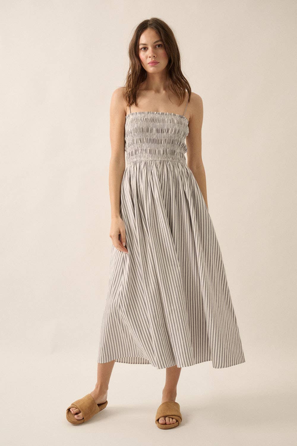 Say my Name Fit-and-Flare Pocket Midi Dress