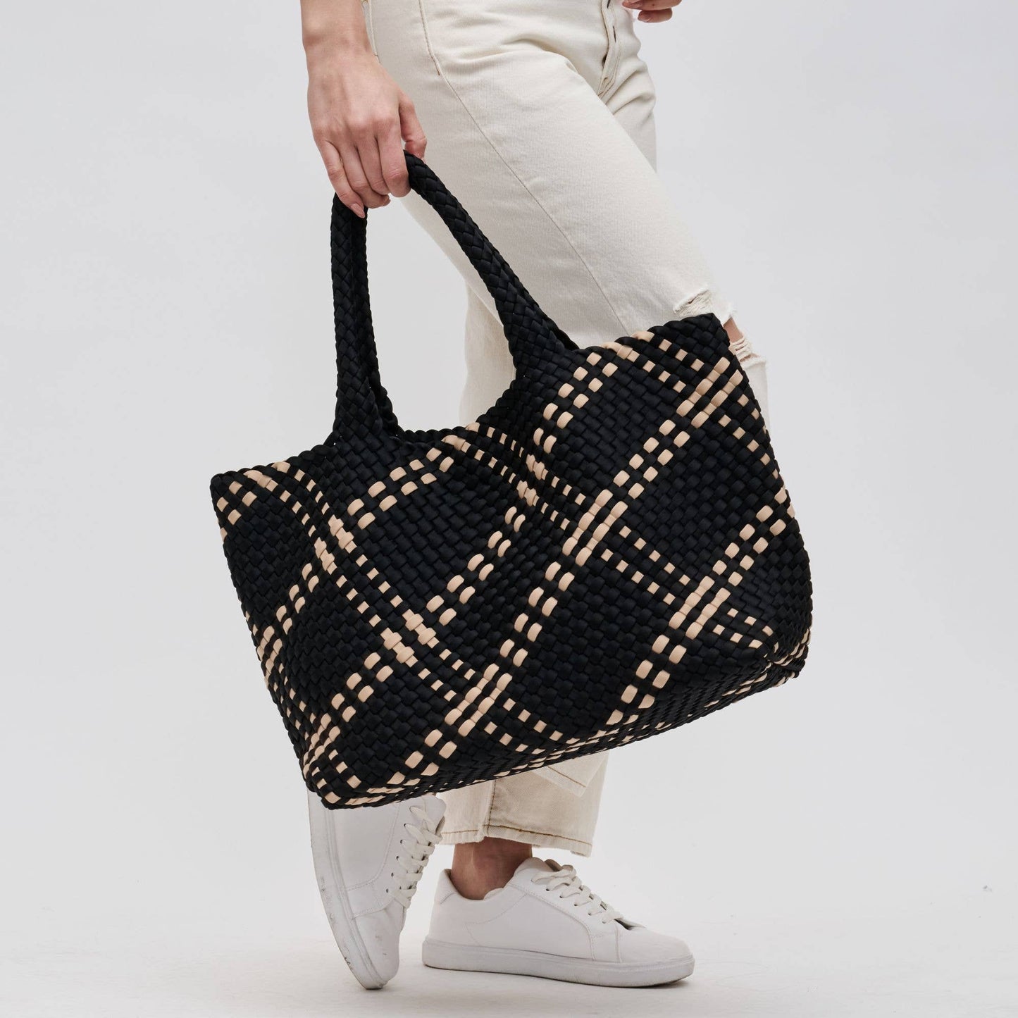 Sky's The Limit - Large Woven Neoprene Tote