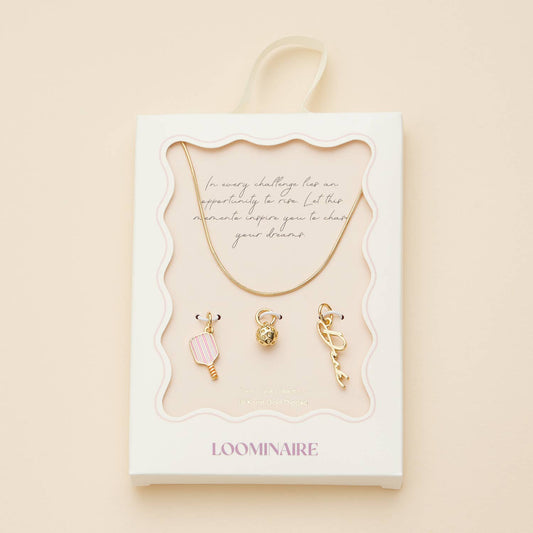 Pickleball Love Charm Necklace