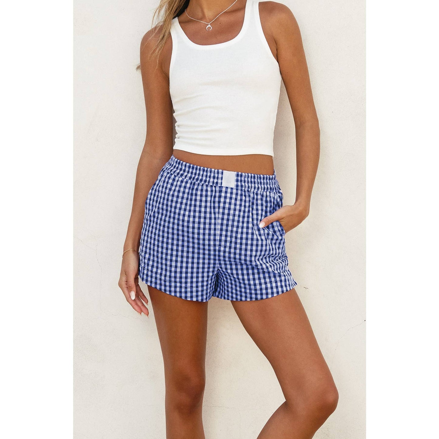 Gingham Boxer Shorts