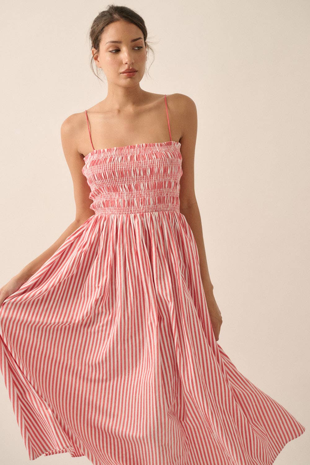 Say my Name Fit-and-Flare Pocket Midi Dress