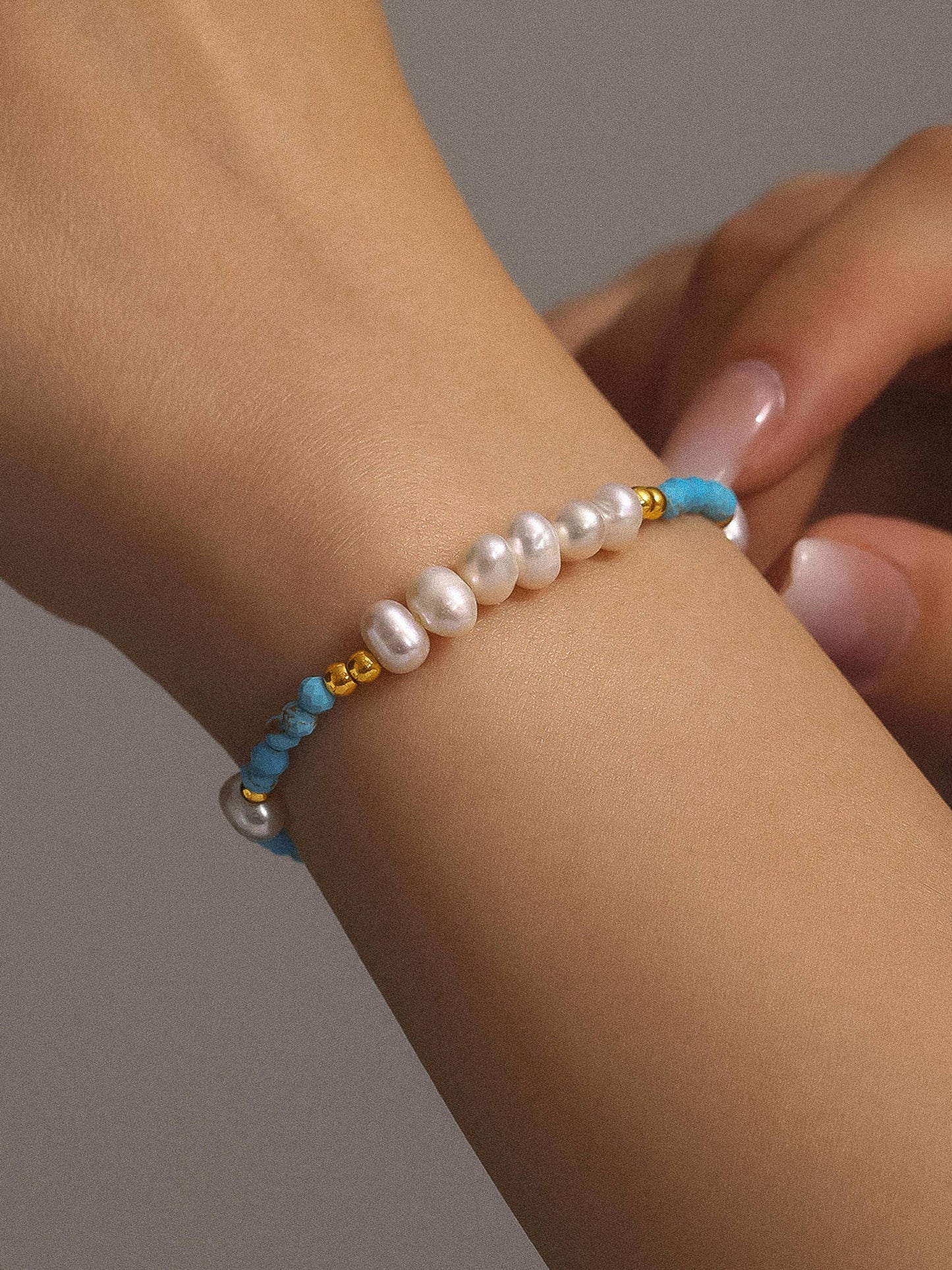 Clément Boho Pearl Beaded Bracelet