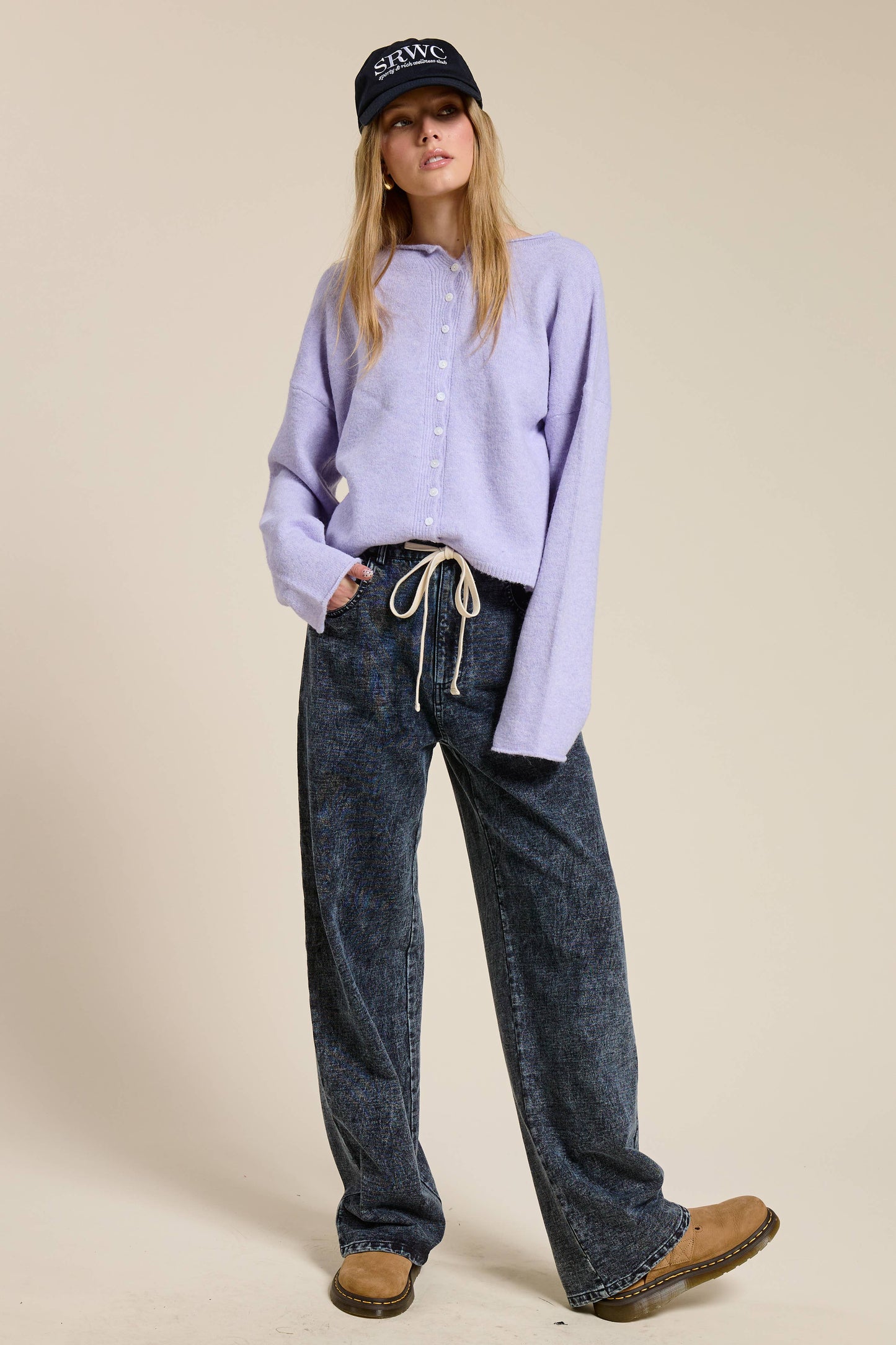 Essential Button Down Cardigan Top
