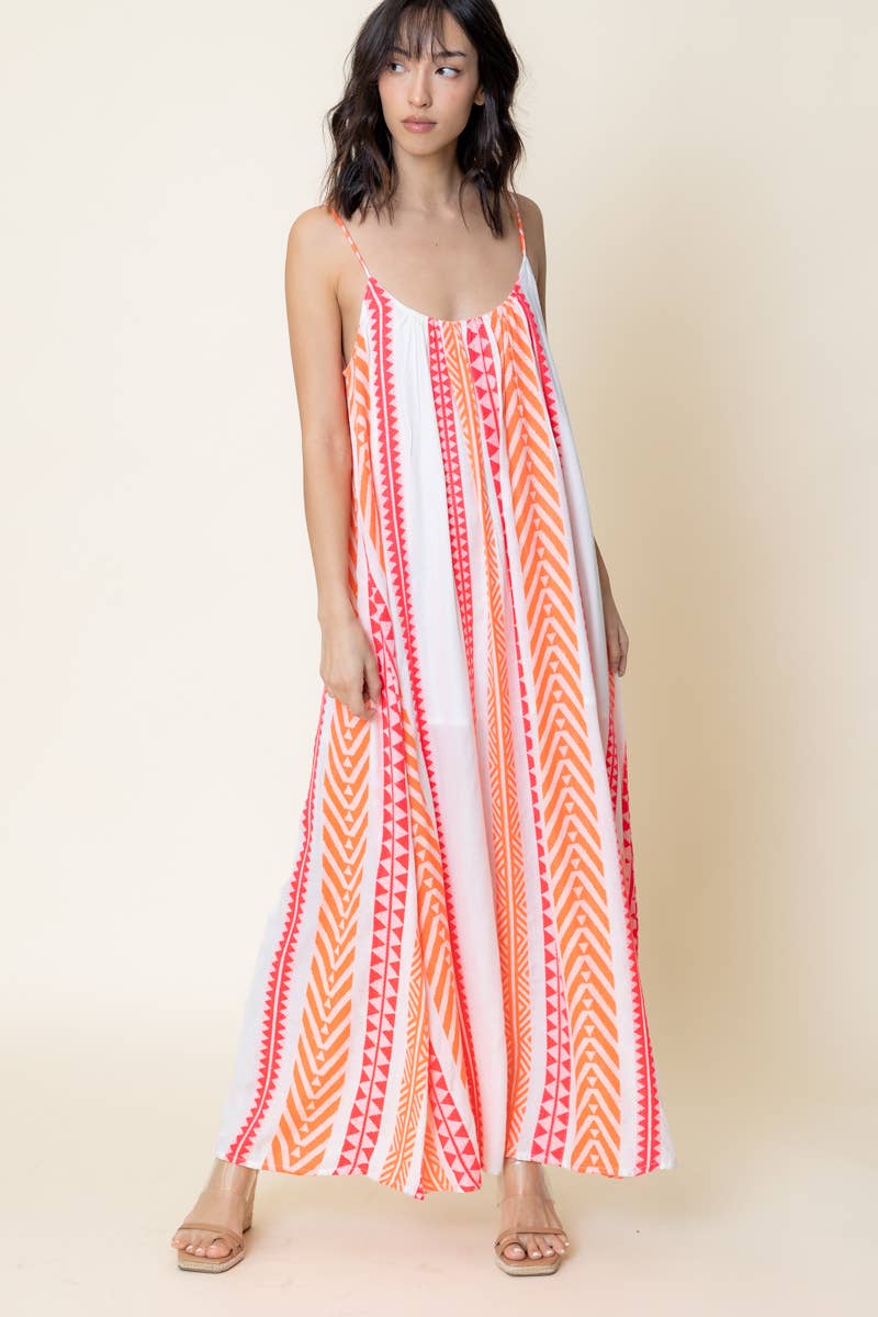 Striped Cami Maxi Dress
