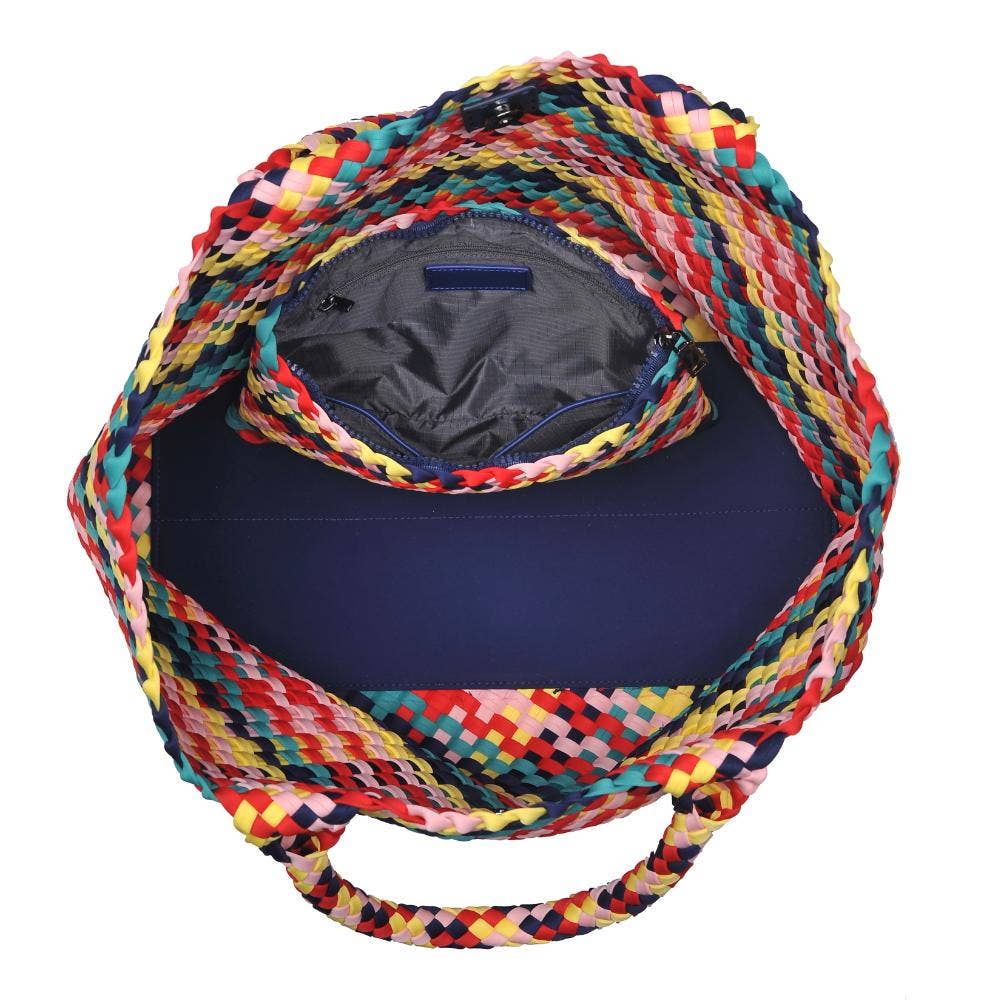 Sky's The Limit - Large Woven Neoprene Tote