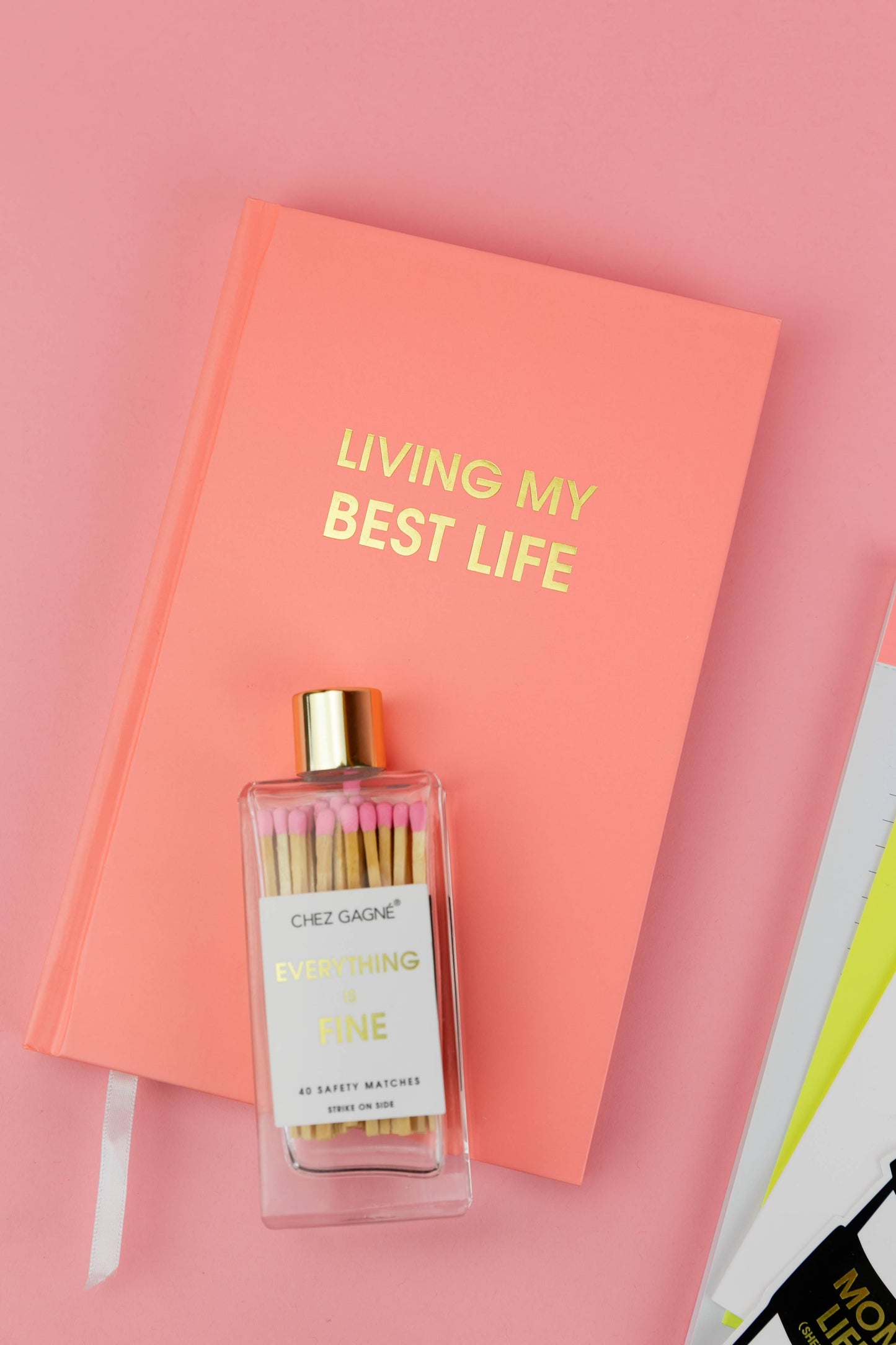 Living My Best Life - Daily Journal - Bright Hardcover
