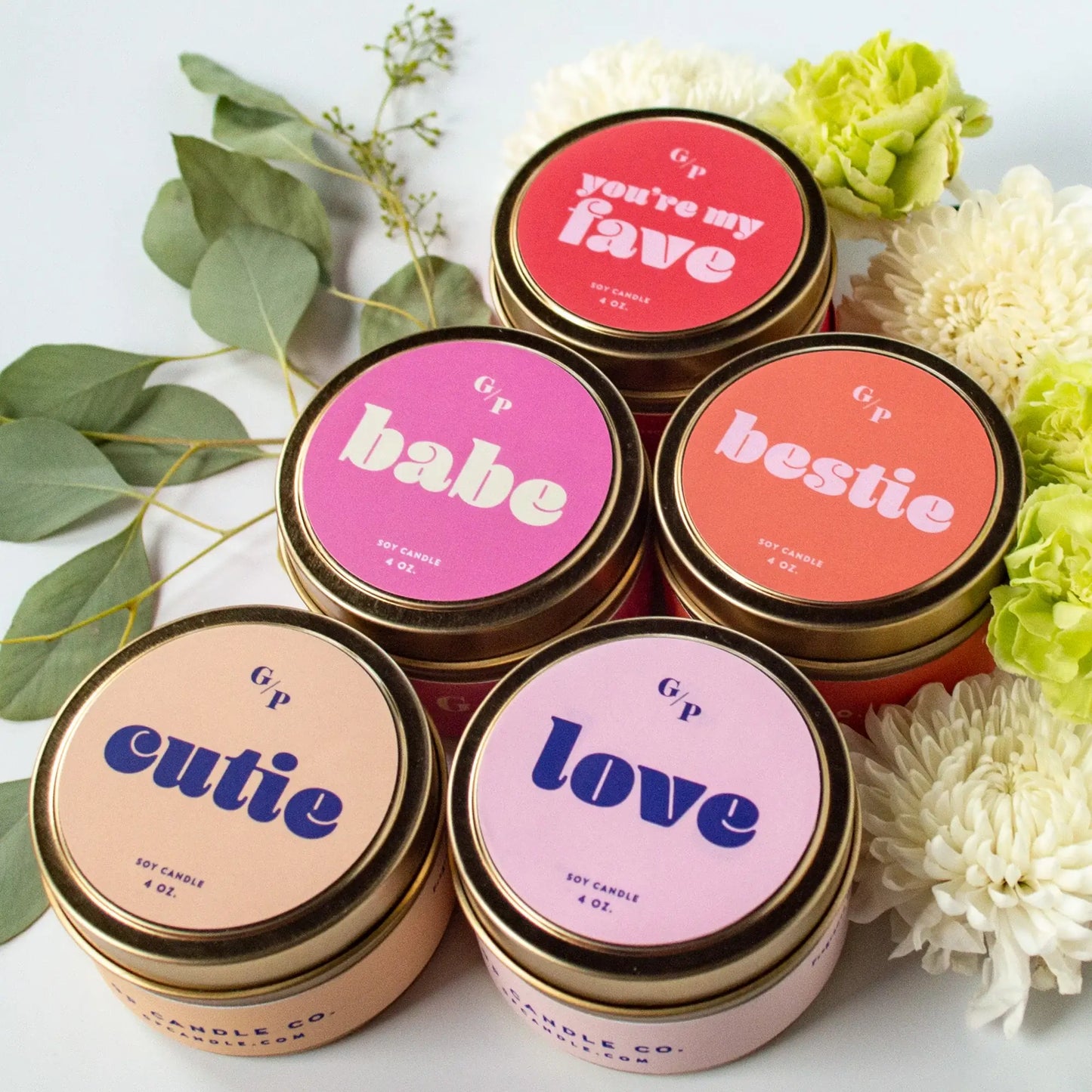 Bestie Just Because Candle Tin
