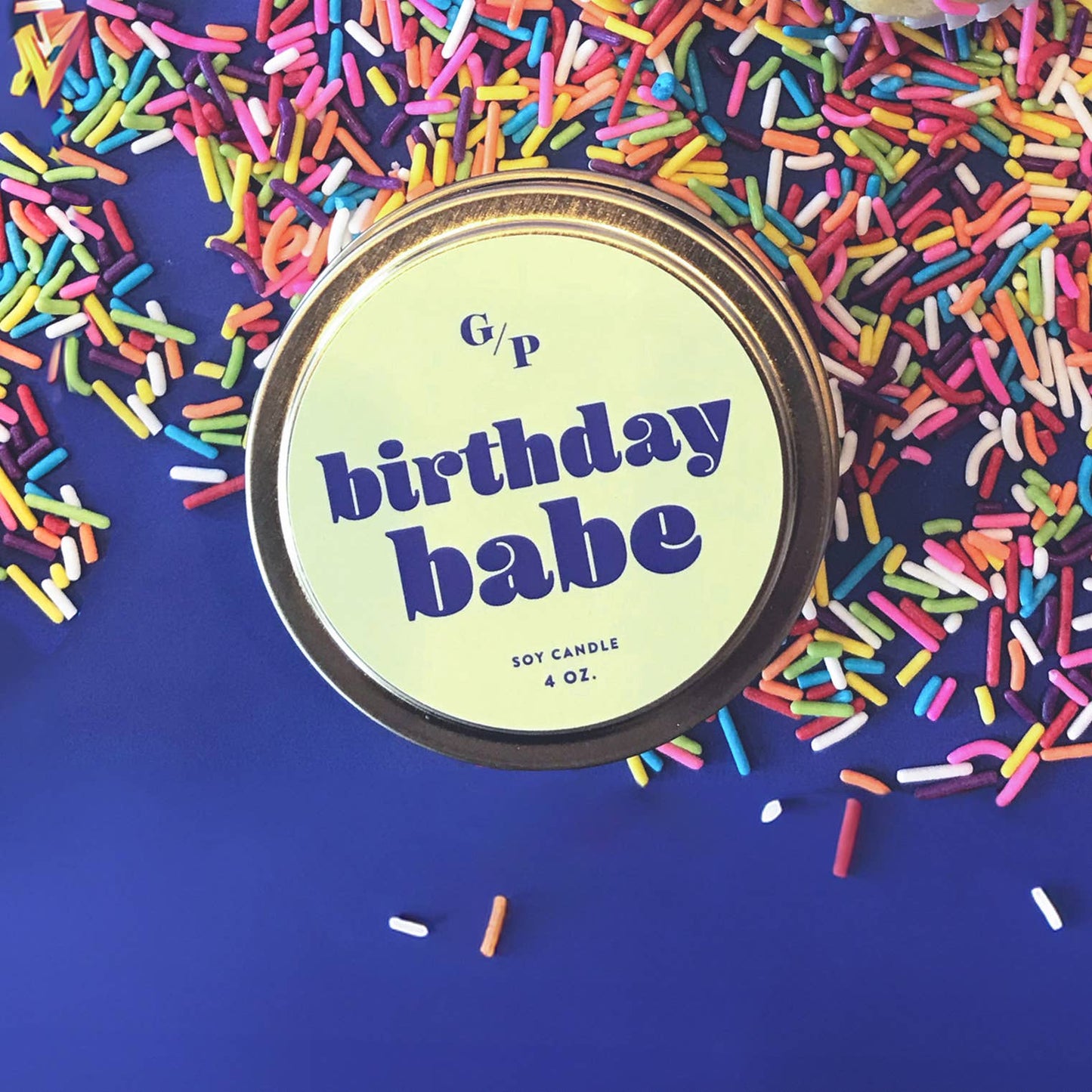 Birthday Babe Just Because Candle Tin