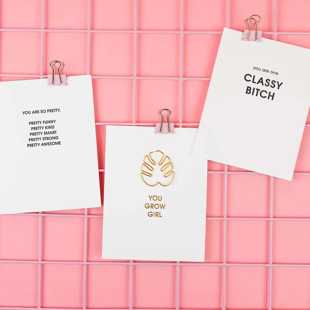 So Pretty - Friendship Letterpress Greeting Card