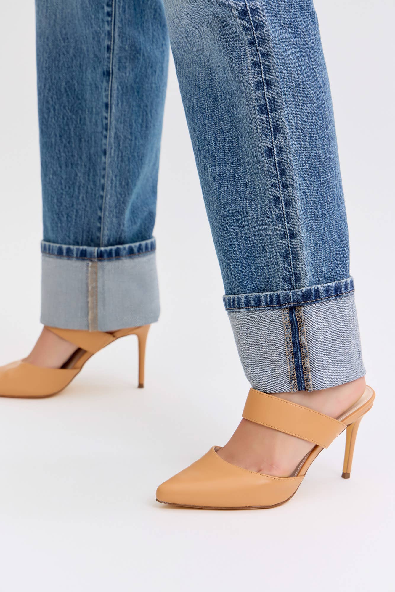 Super High Rise Dad Jean with Cuff