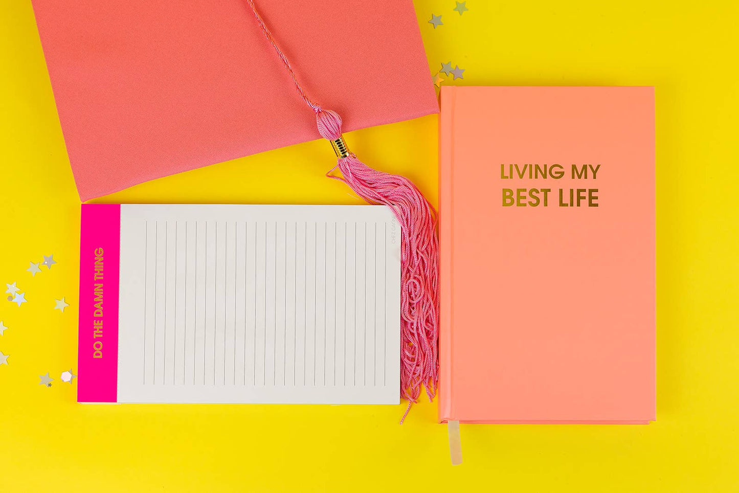 Living My Best Life - Daily Journal - Bright Hardcover