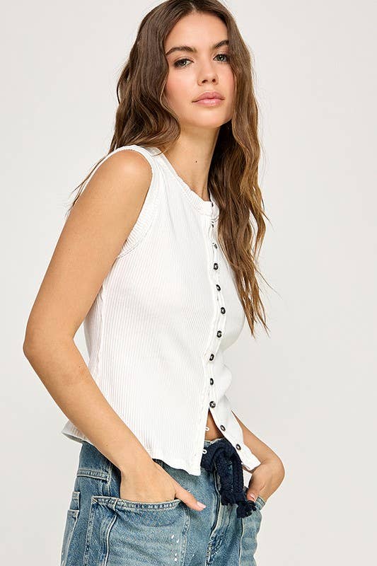 OLIVE BUTTOM DOWN CASUAL TOP