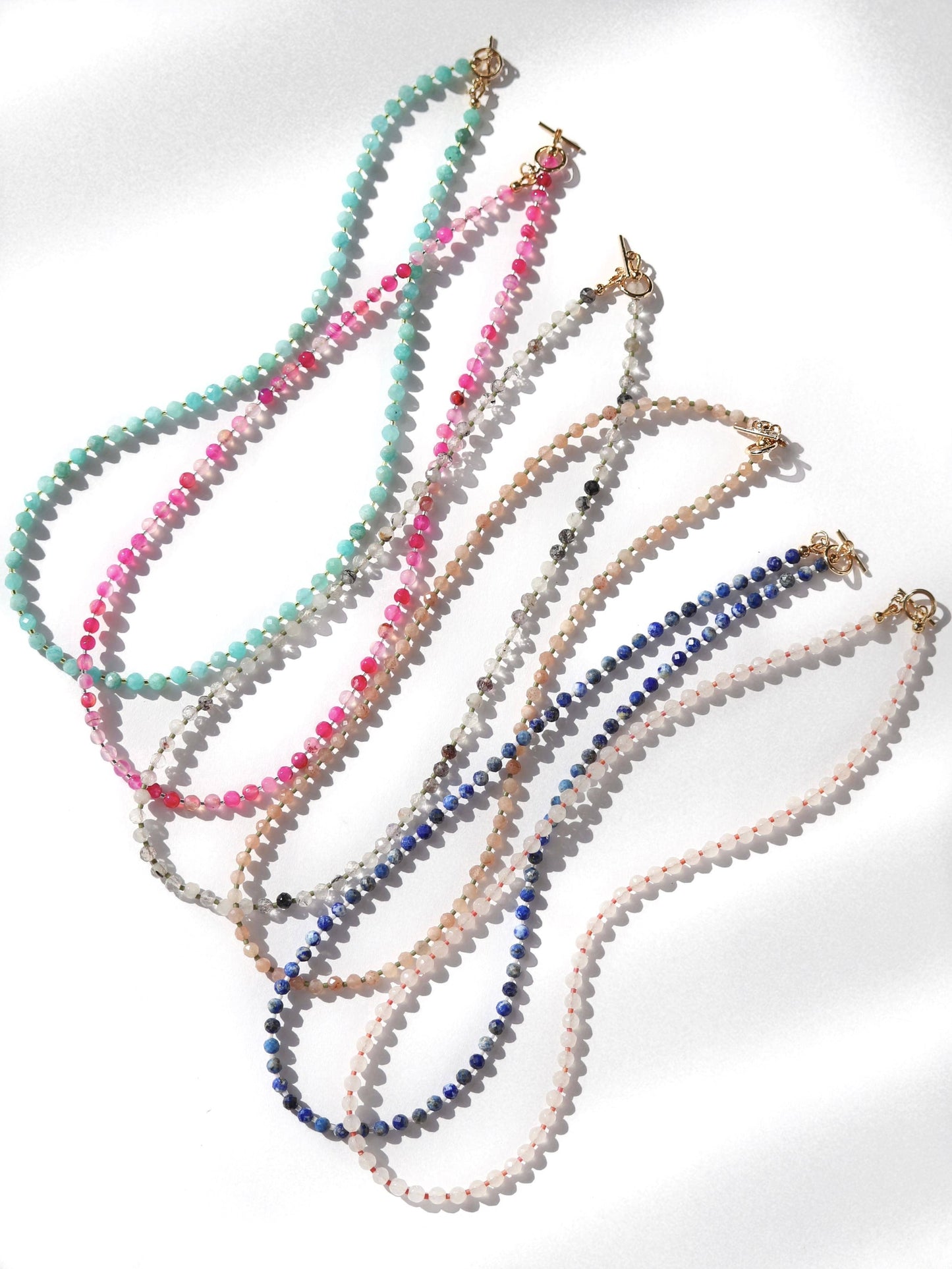 Shannon Semiprecious Gemstone Necklace Handmade