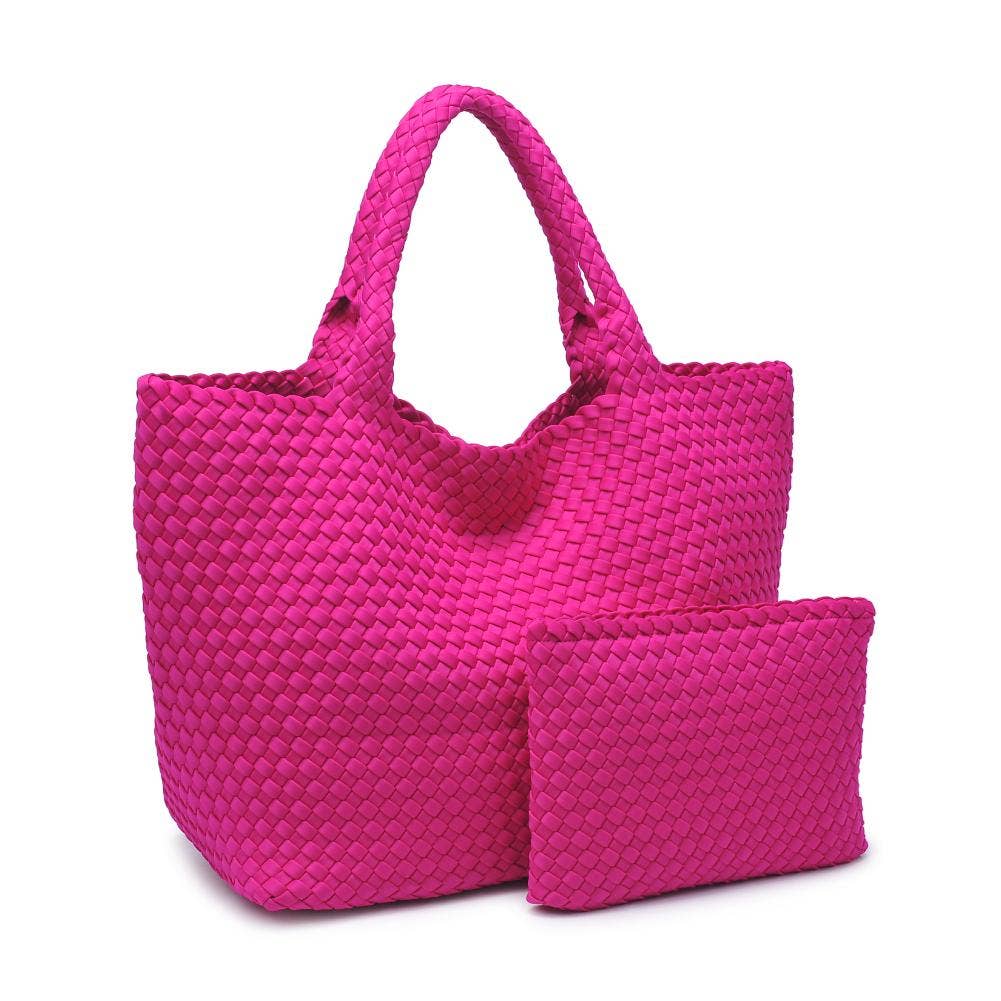 Sky's The Limit - Large Woven Neoprene Tote