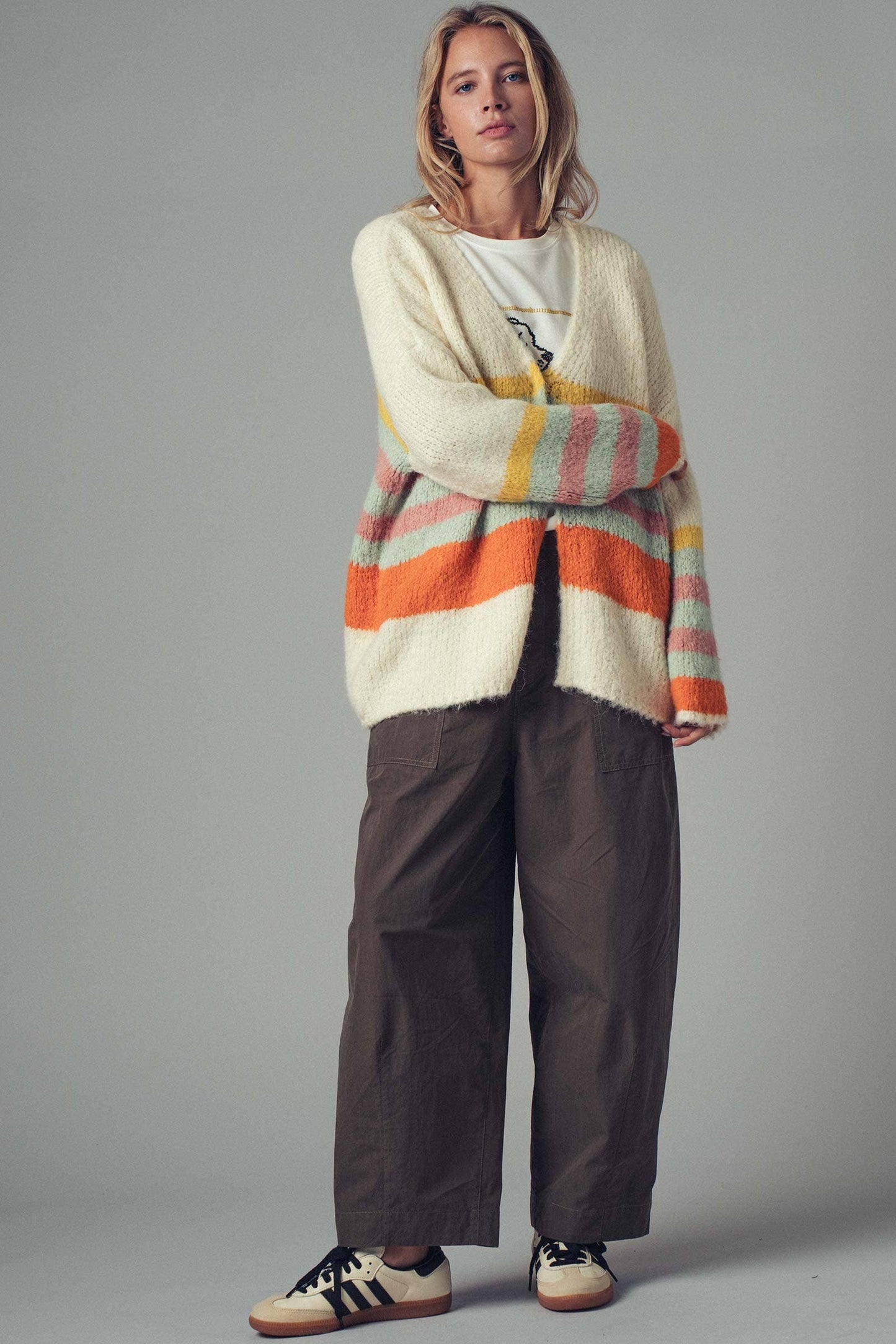 Boho Stripe Cardigan