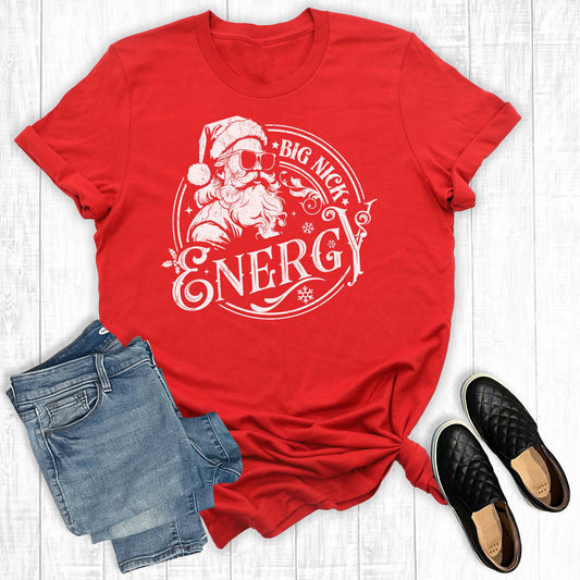 Christmas Big Nick Energy Graphic Tee
