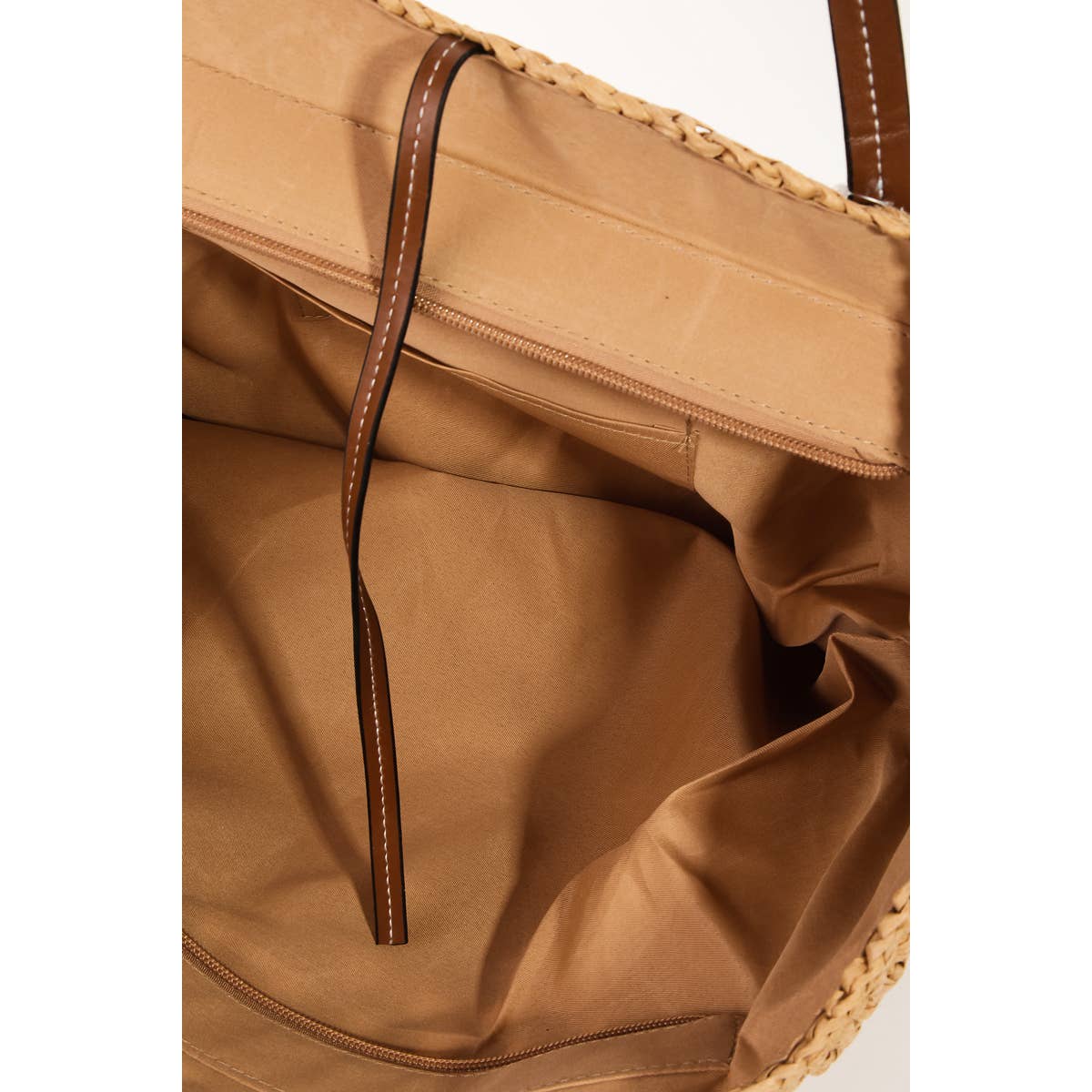 Straw Braided Tote Bag
