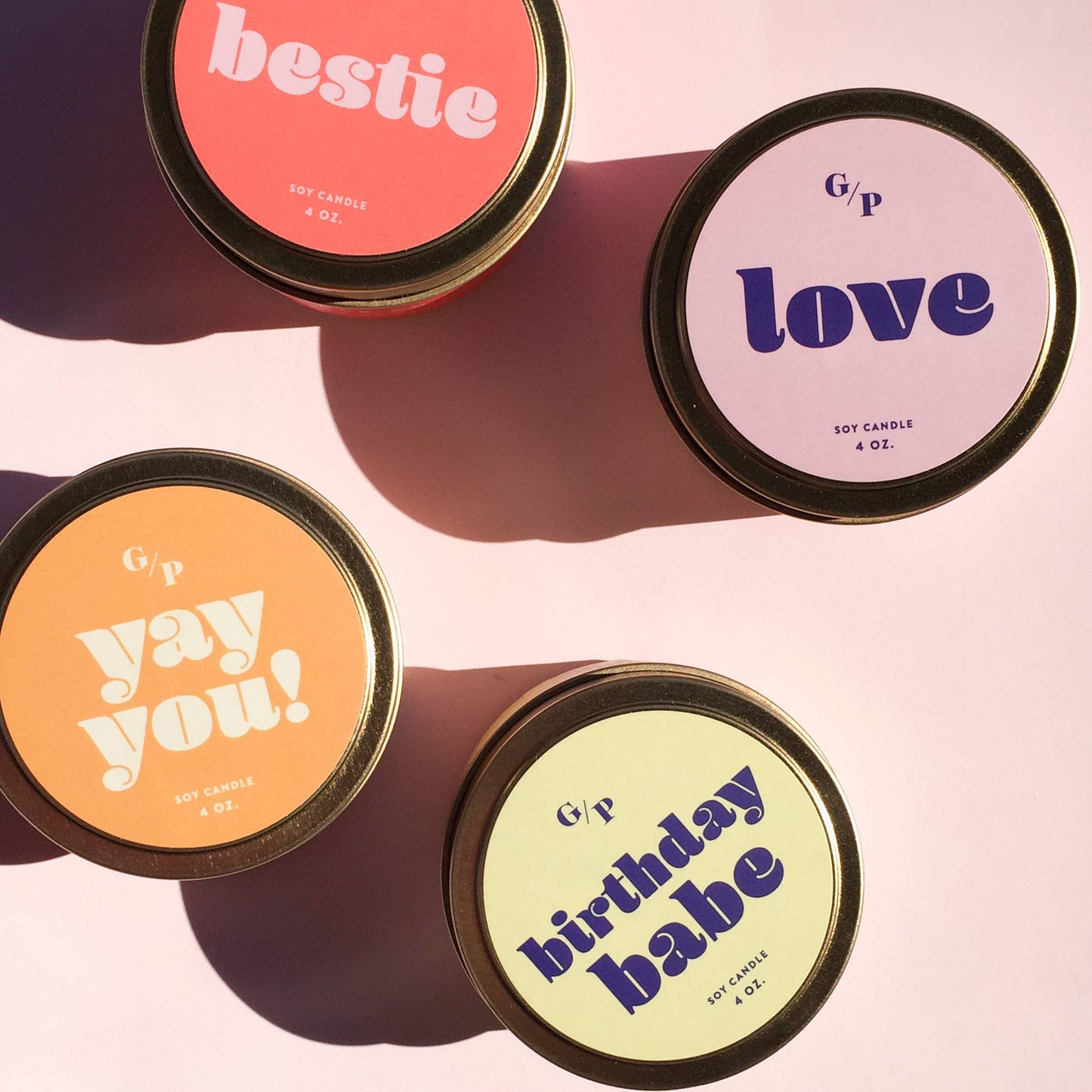 Bestie Just Because Candle Tin