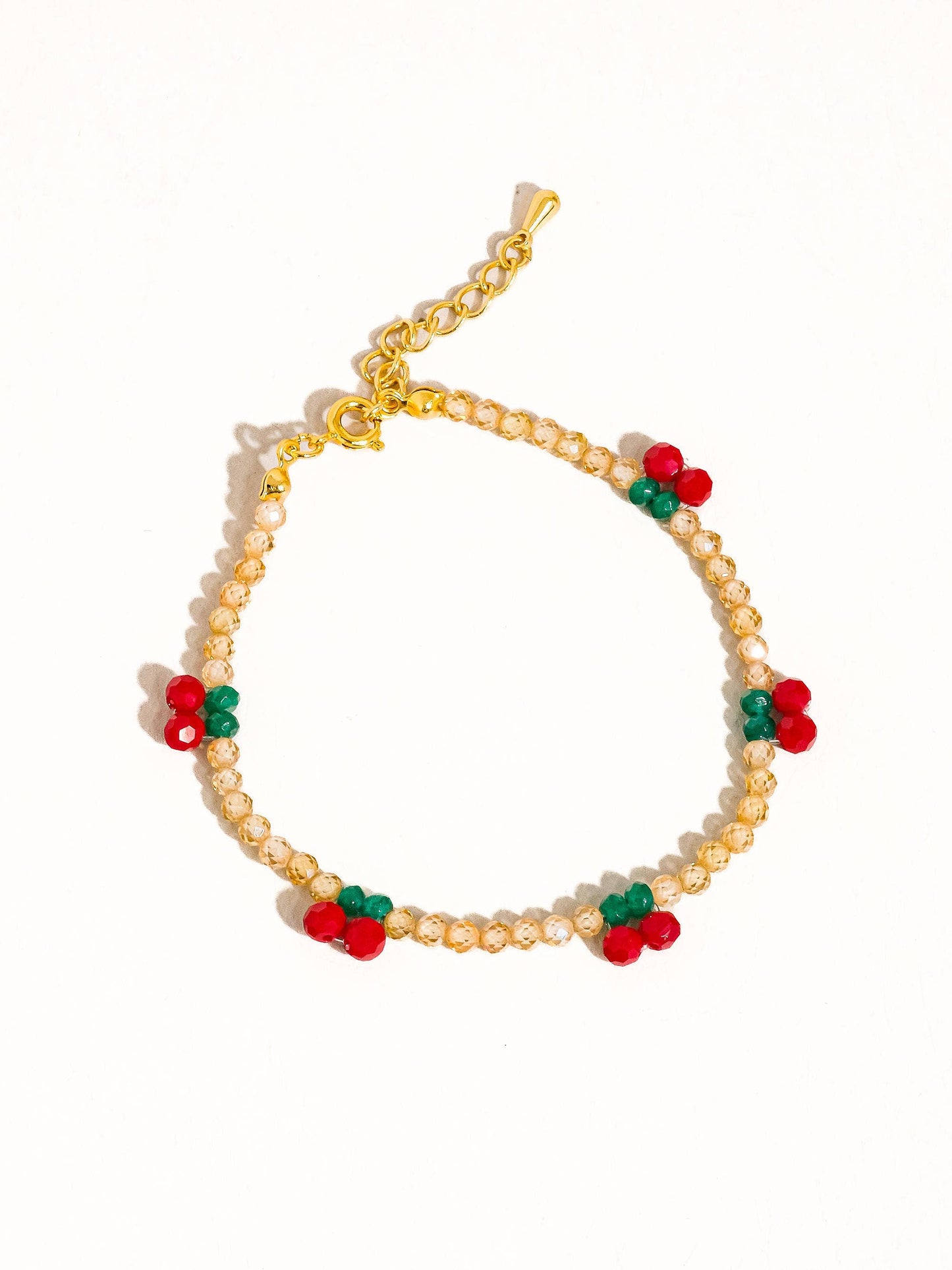 Quentin Beaded Cherry Bracelet