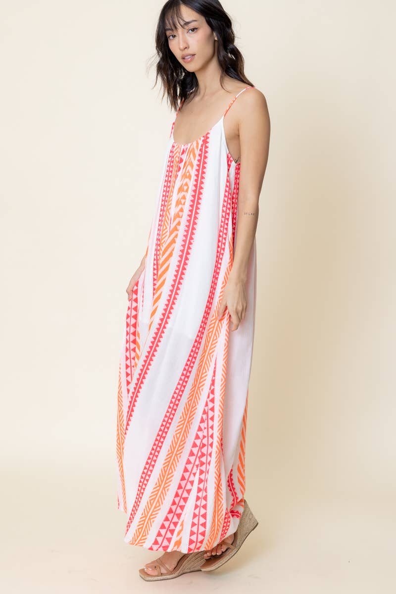 Striped Cami Maxi Dress