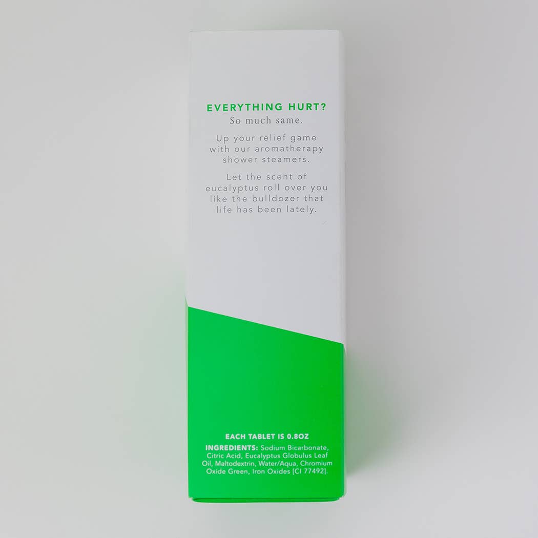 Sweet Relief - Aromatherapy Shower Steamers - Eucalyptus - Set of 8