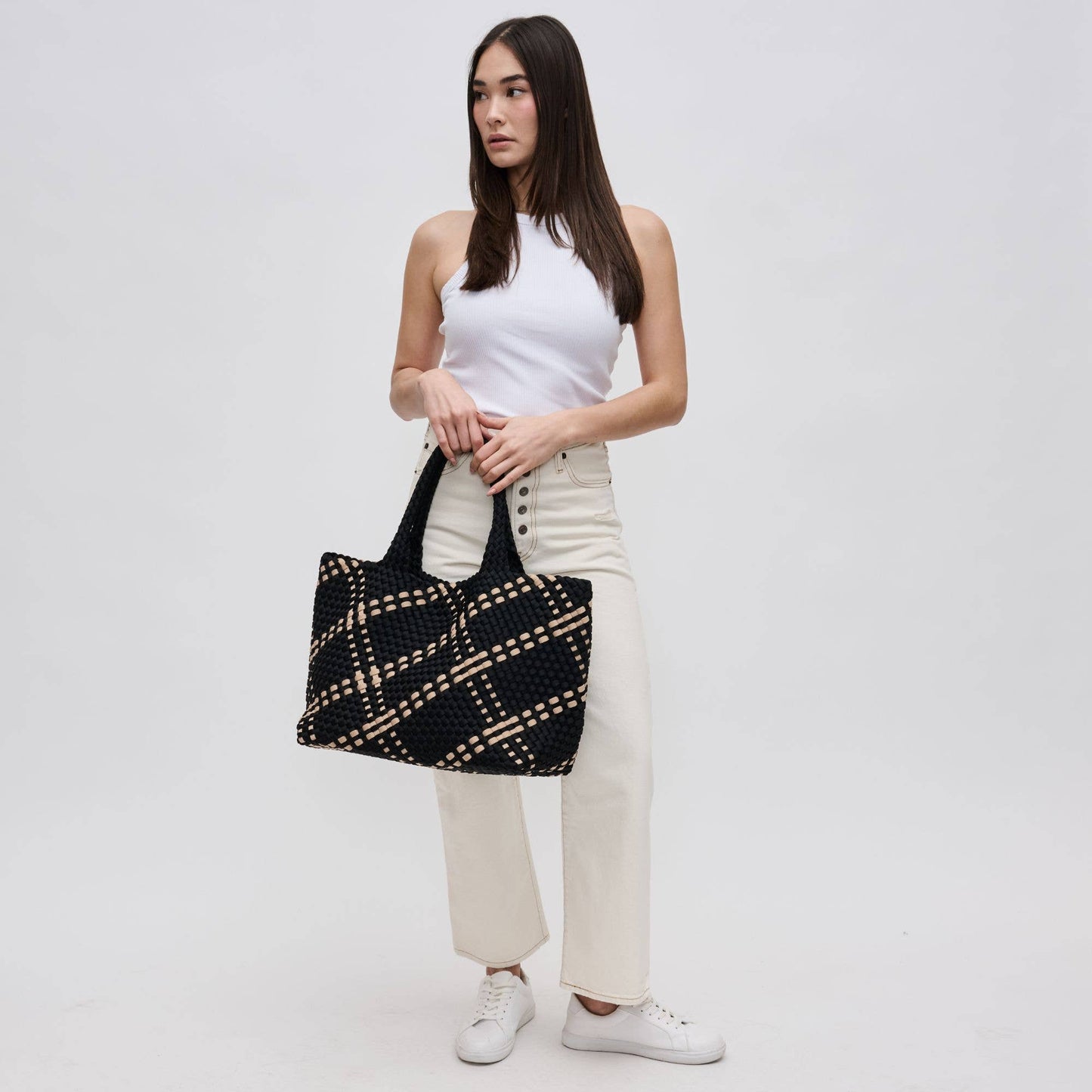 Sky's The Limit - Large Woven Neoprene Tote