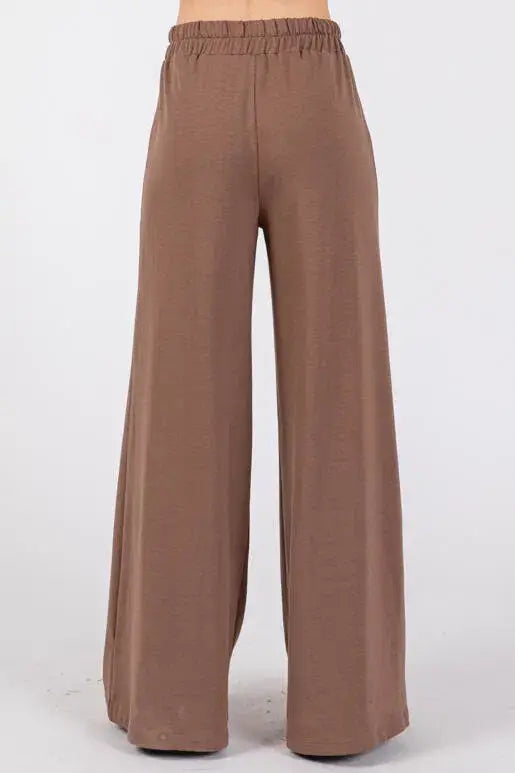 Terry Wide Leg Pants