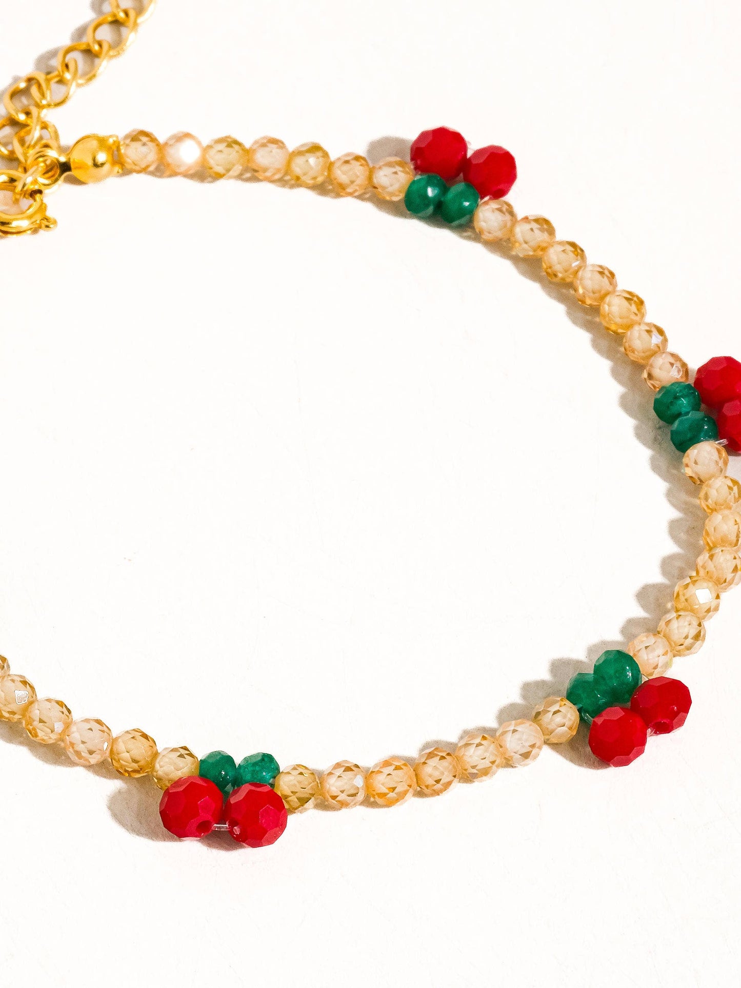 Quentin Beaded Cherry Bracelet