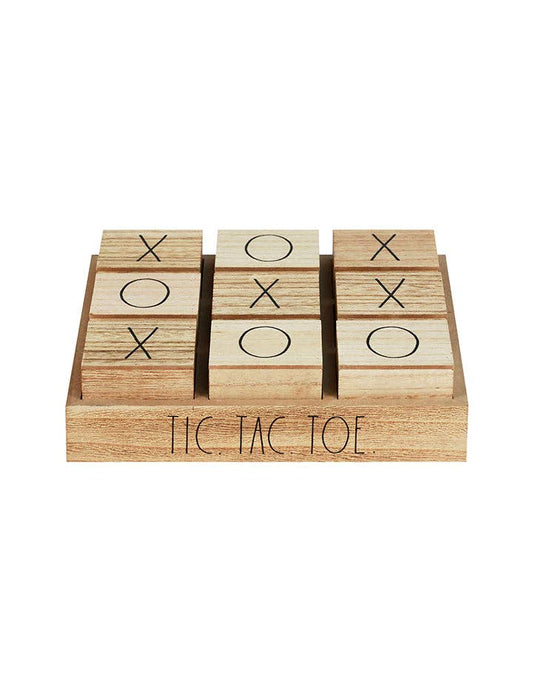 Wooden Decorative Tic Tac Toe Board Game
