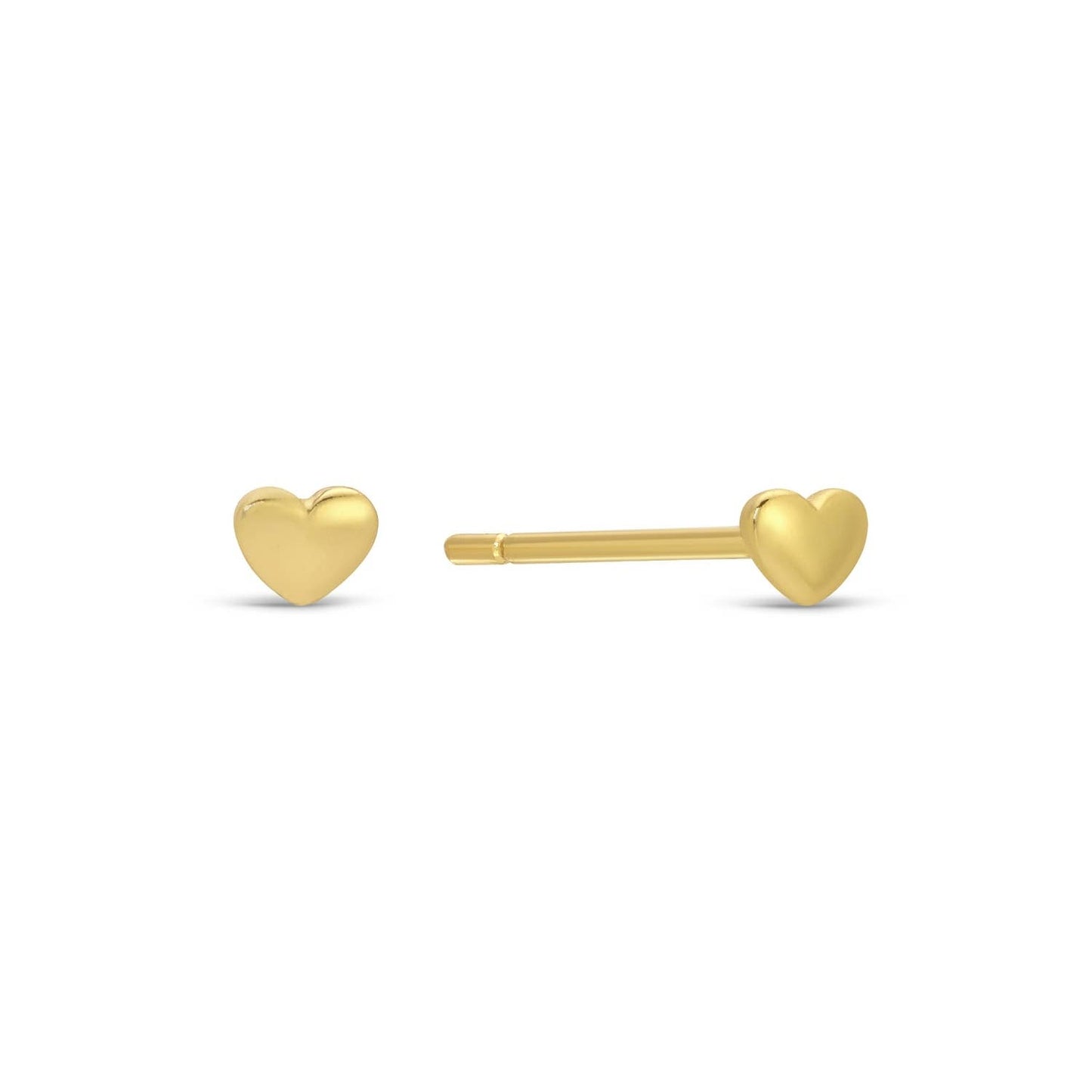 Pink Pave Heart Velvet Stud Gift Set