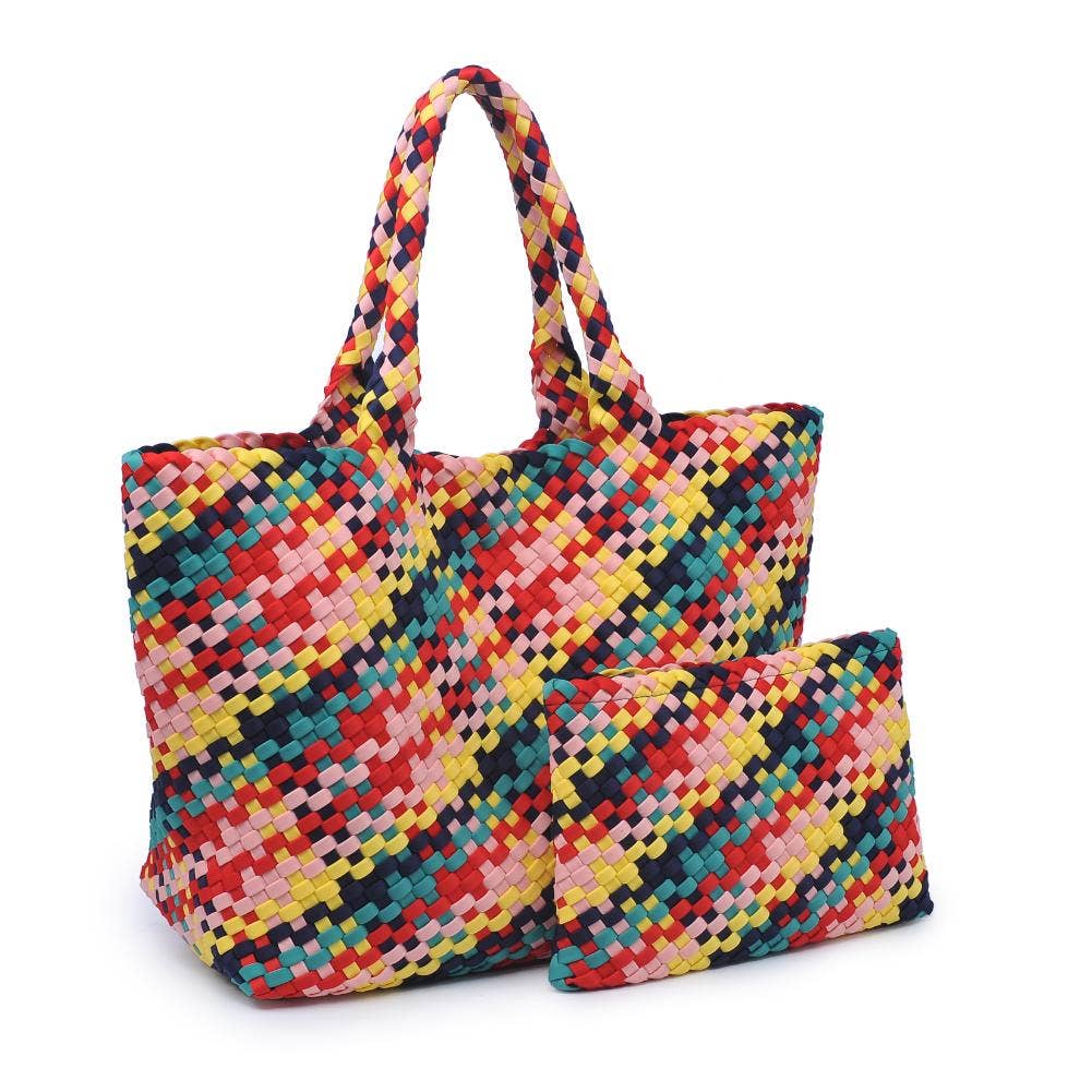 Sky's The Limit - Large Woven Neoprene Tote