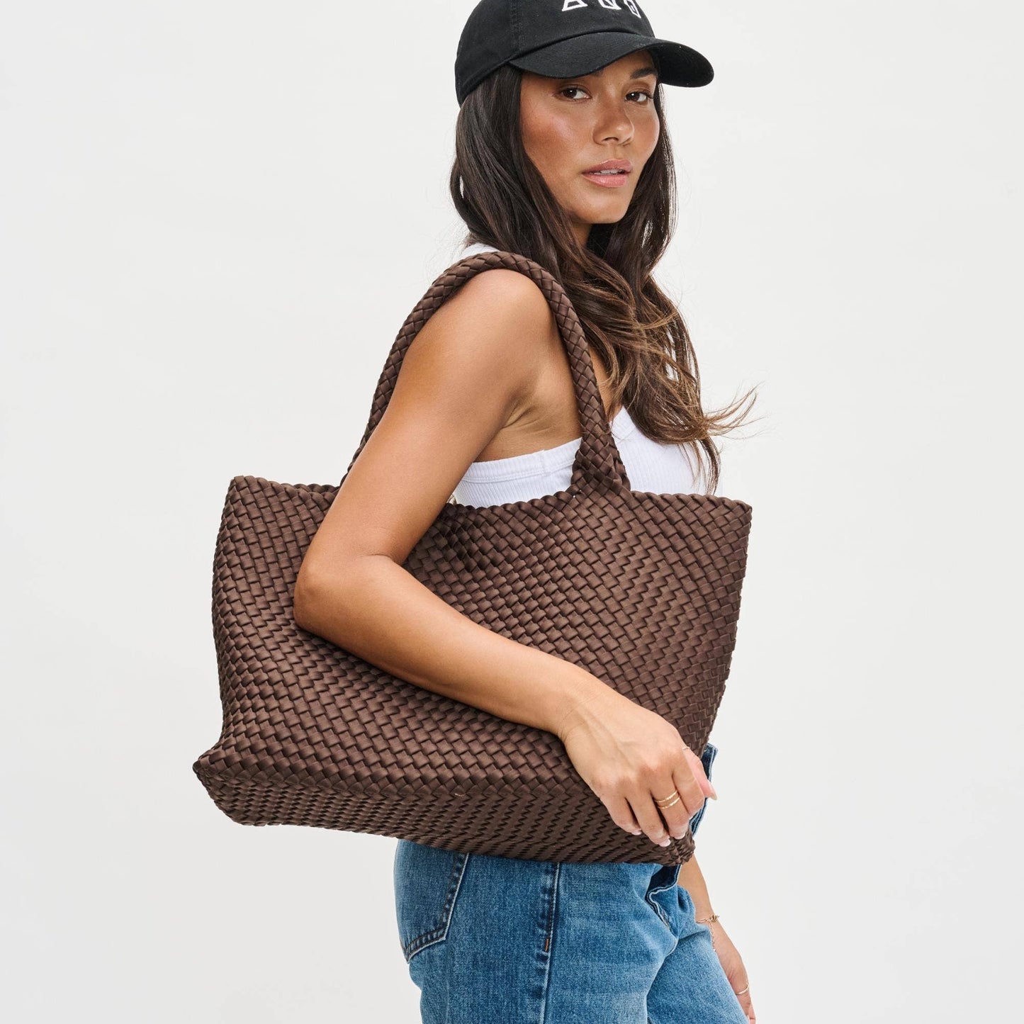 Sky's The Limit - Large Woven Neoprene Tote