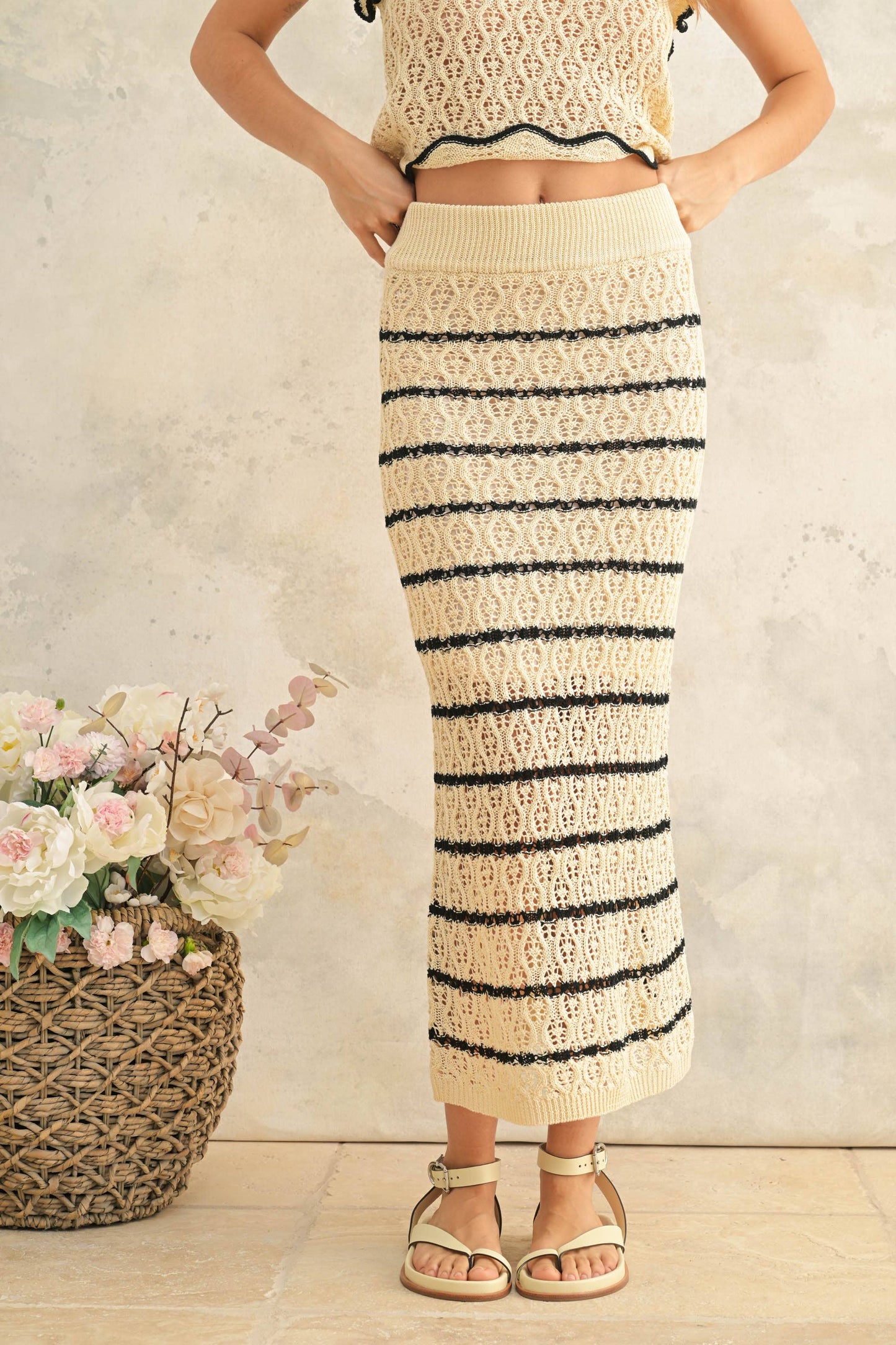CROCHET KNITTED SKIRT