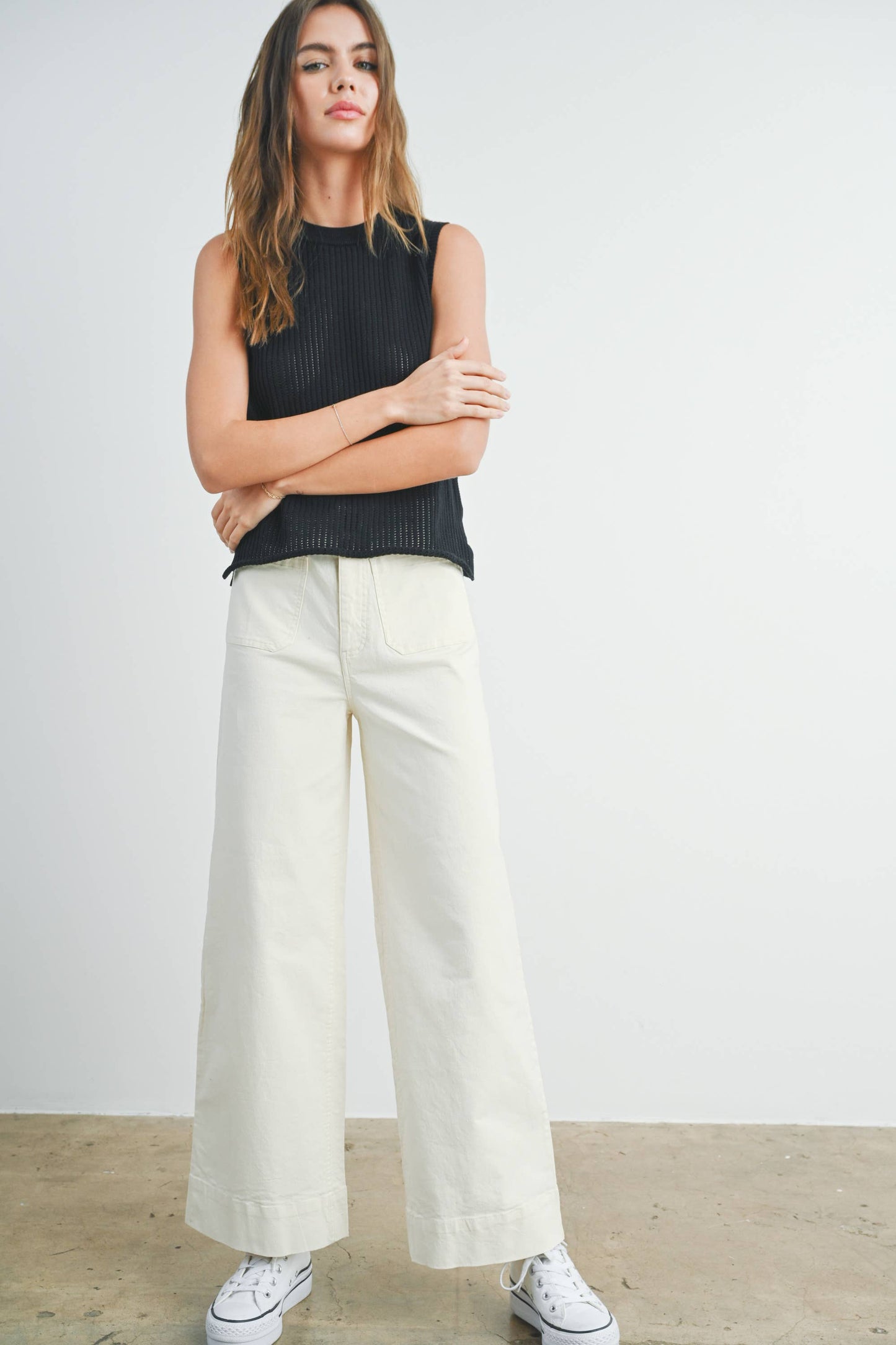 Rib-knit Sweater Vest