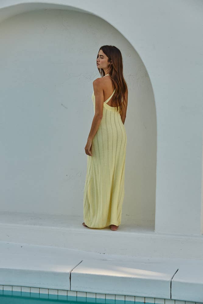Knit Sweater Maxi Dress