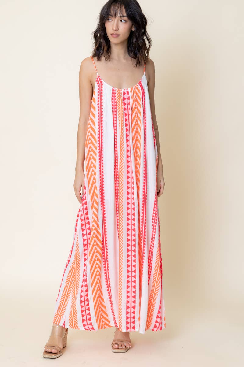 Striped Cami Maxi Dress