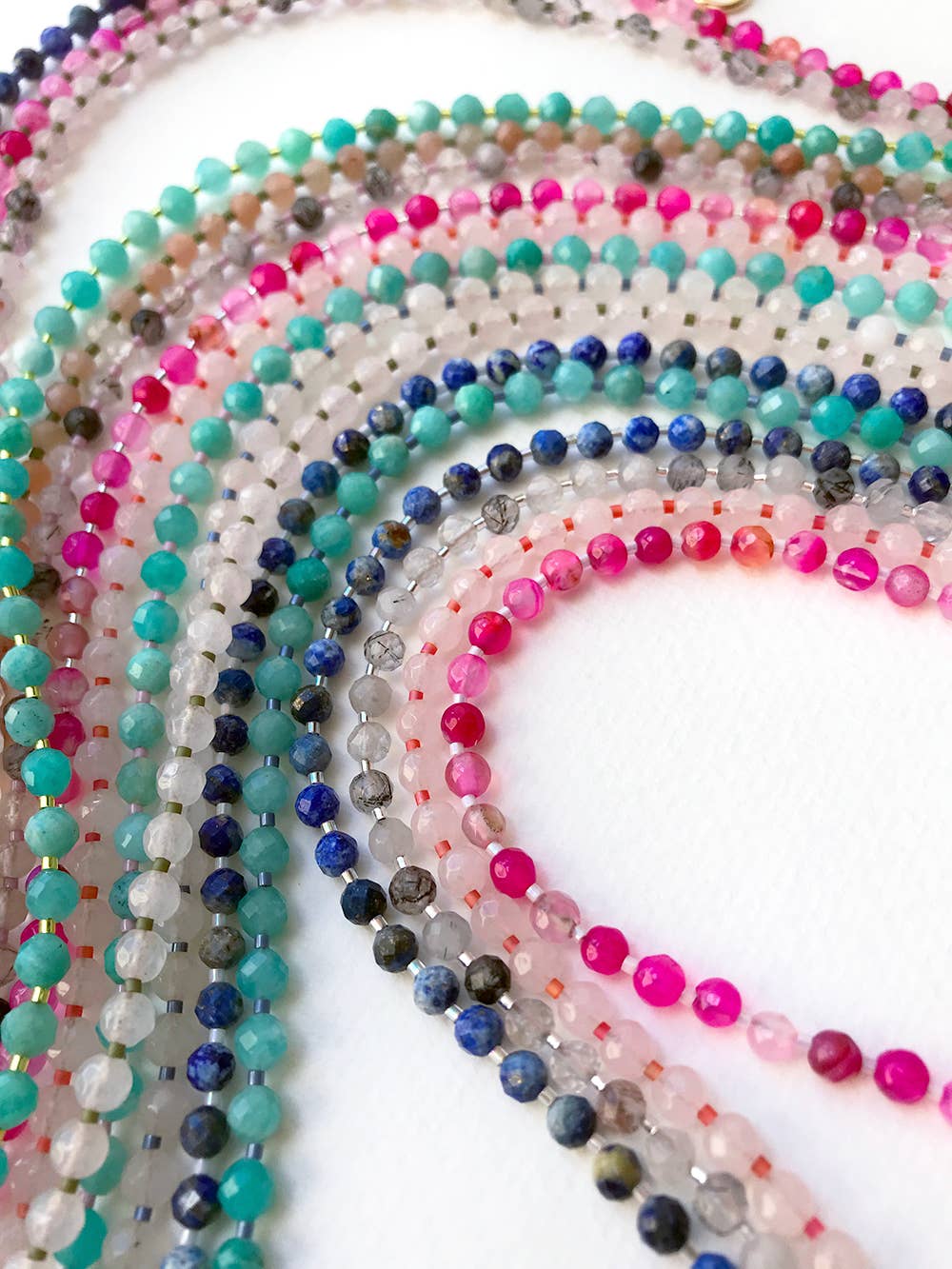 Shannon Semiprecious Gemstone Necklace Handmade