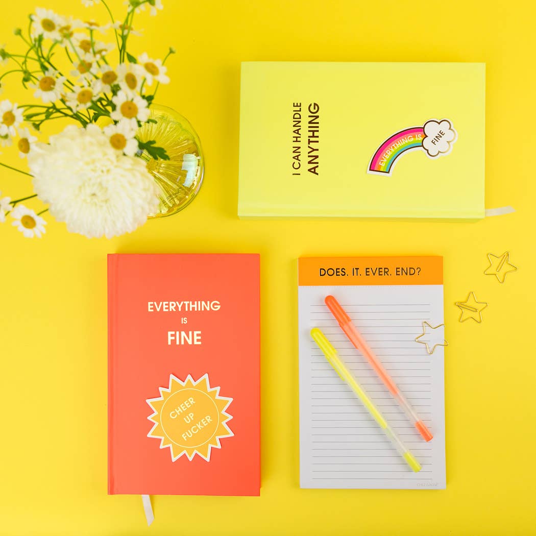 Everything is Fine - Daily Journal - Bright Hardcover