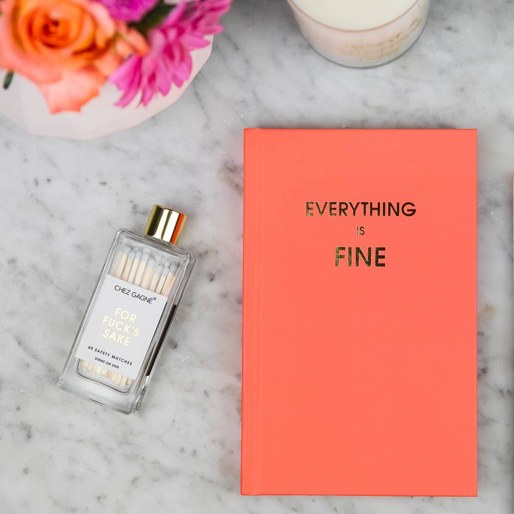 Everything is Fine - Daily Journal - Bright Hardcover