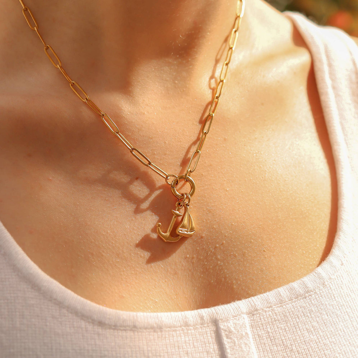 Paperclip Carabiner Necklace