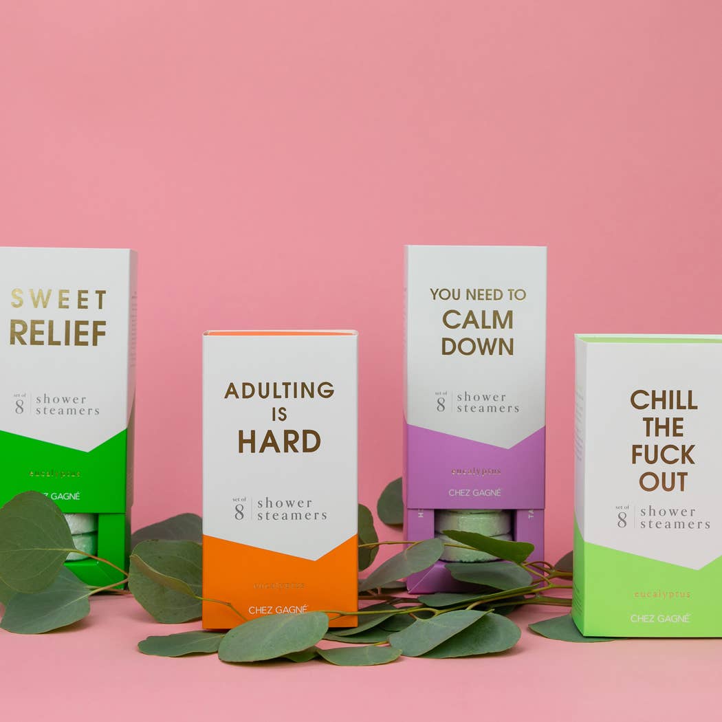 Sweet Relief - Aromatherapy Shower Steamers - Eucalyptus - Set of 8