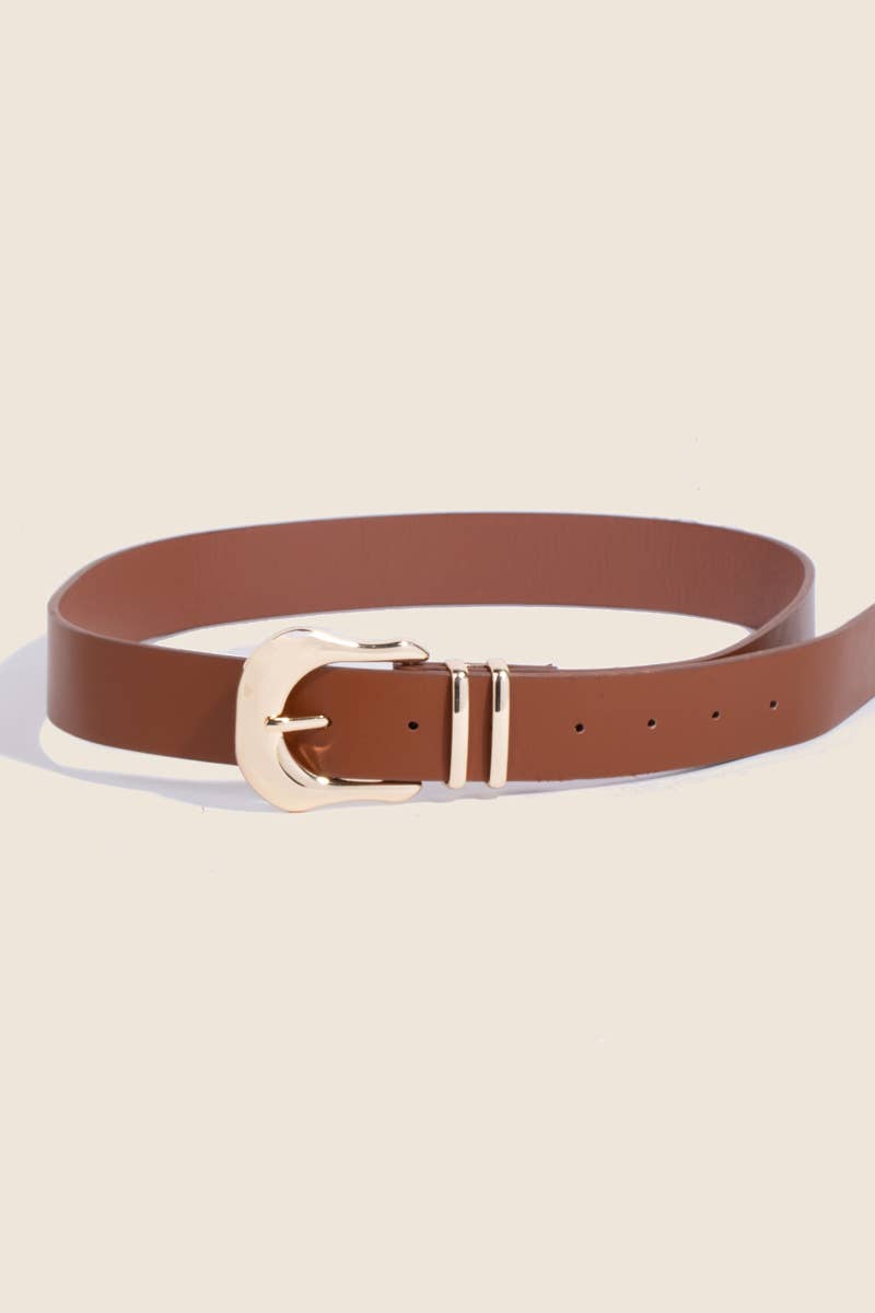 Classic Vegan Leather Belt