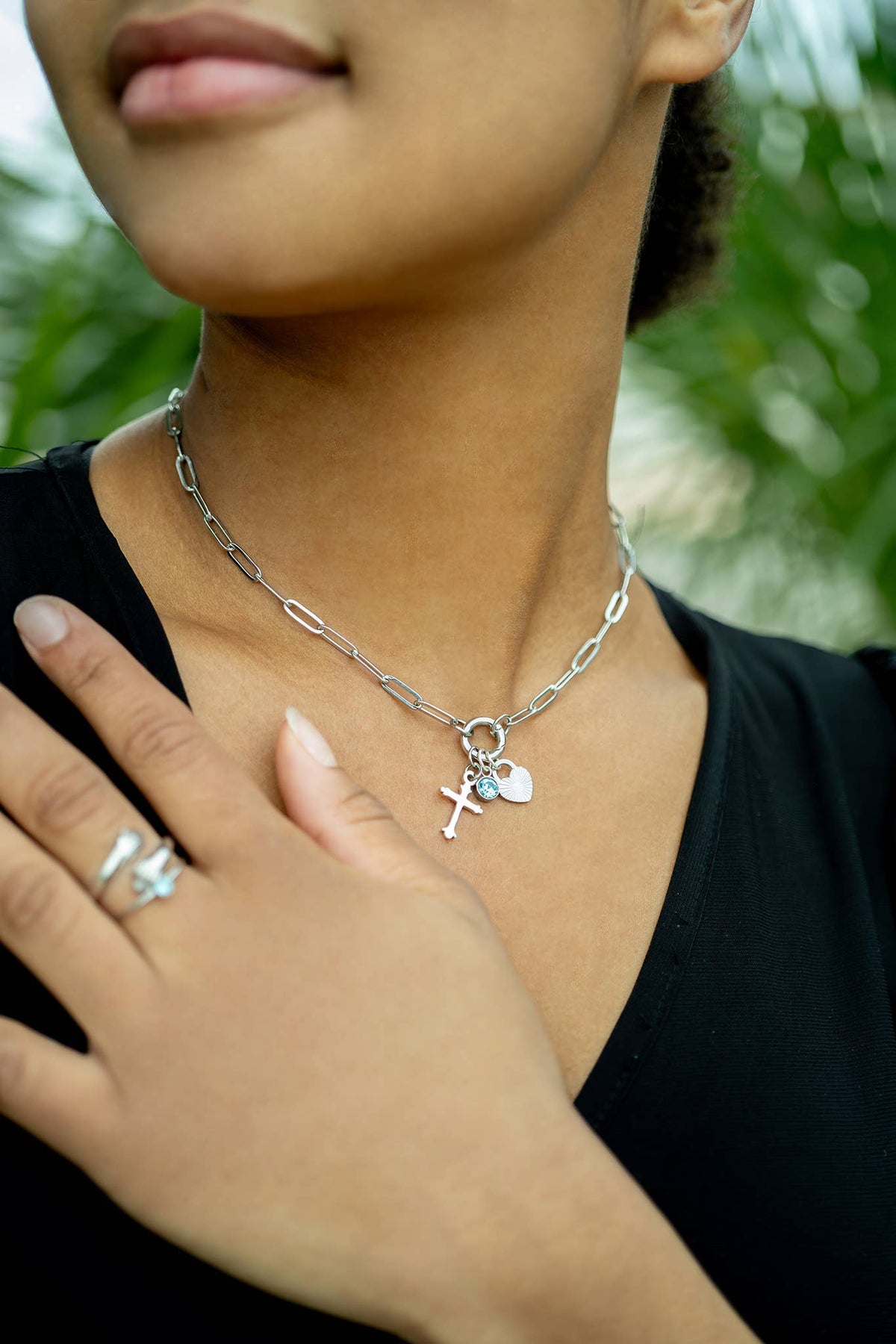 Paperclip Carabiner Necklace