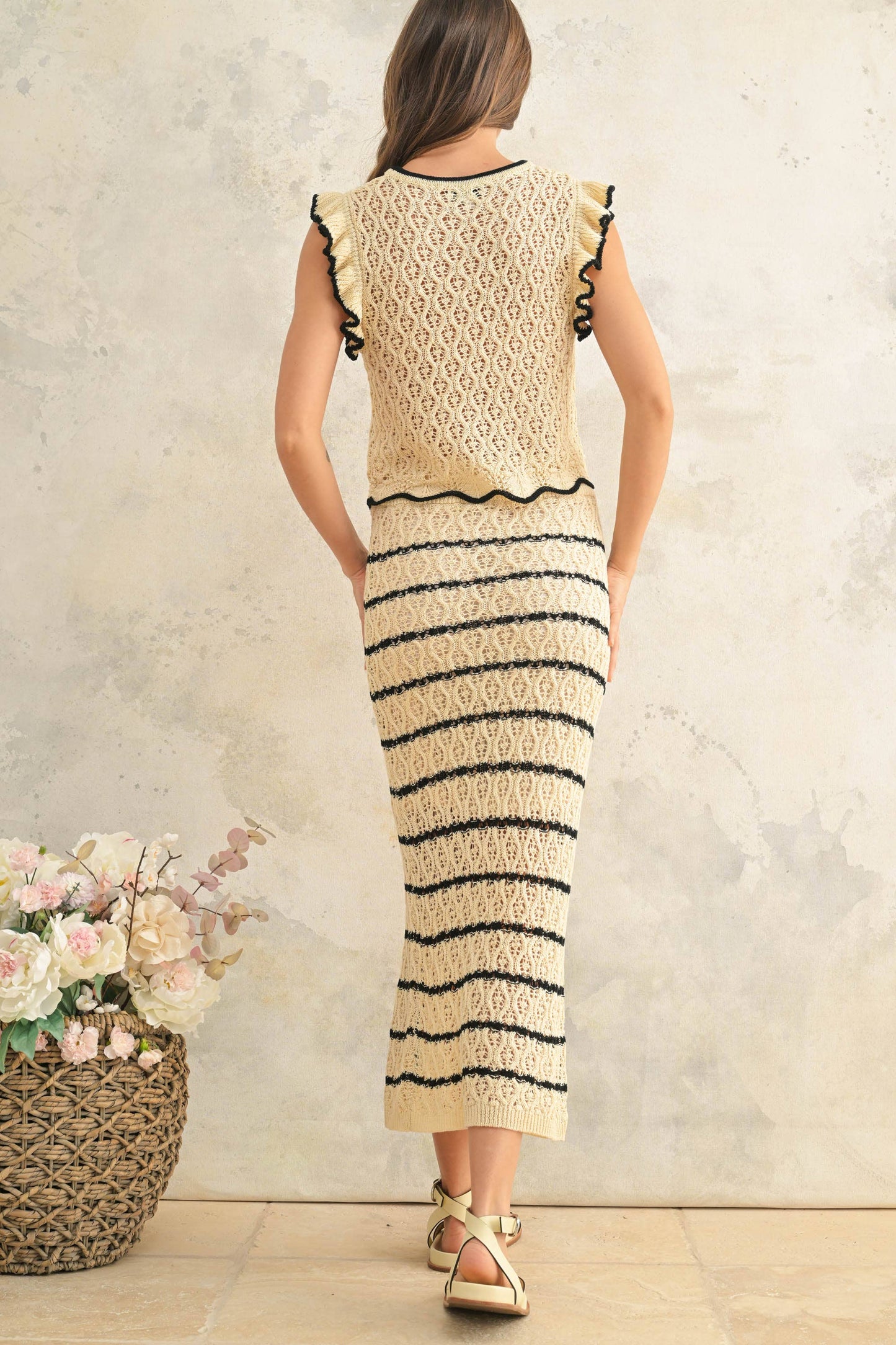 CROCHET KNITTED TOP
