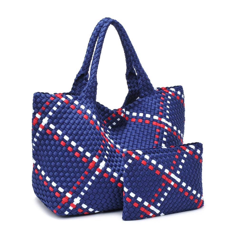 Sky's The Limit - Large Woven Neoprene Tote